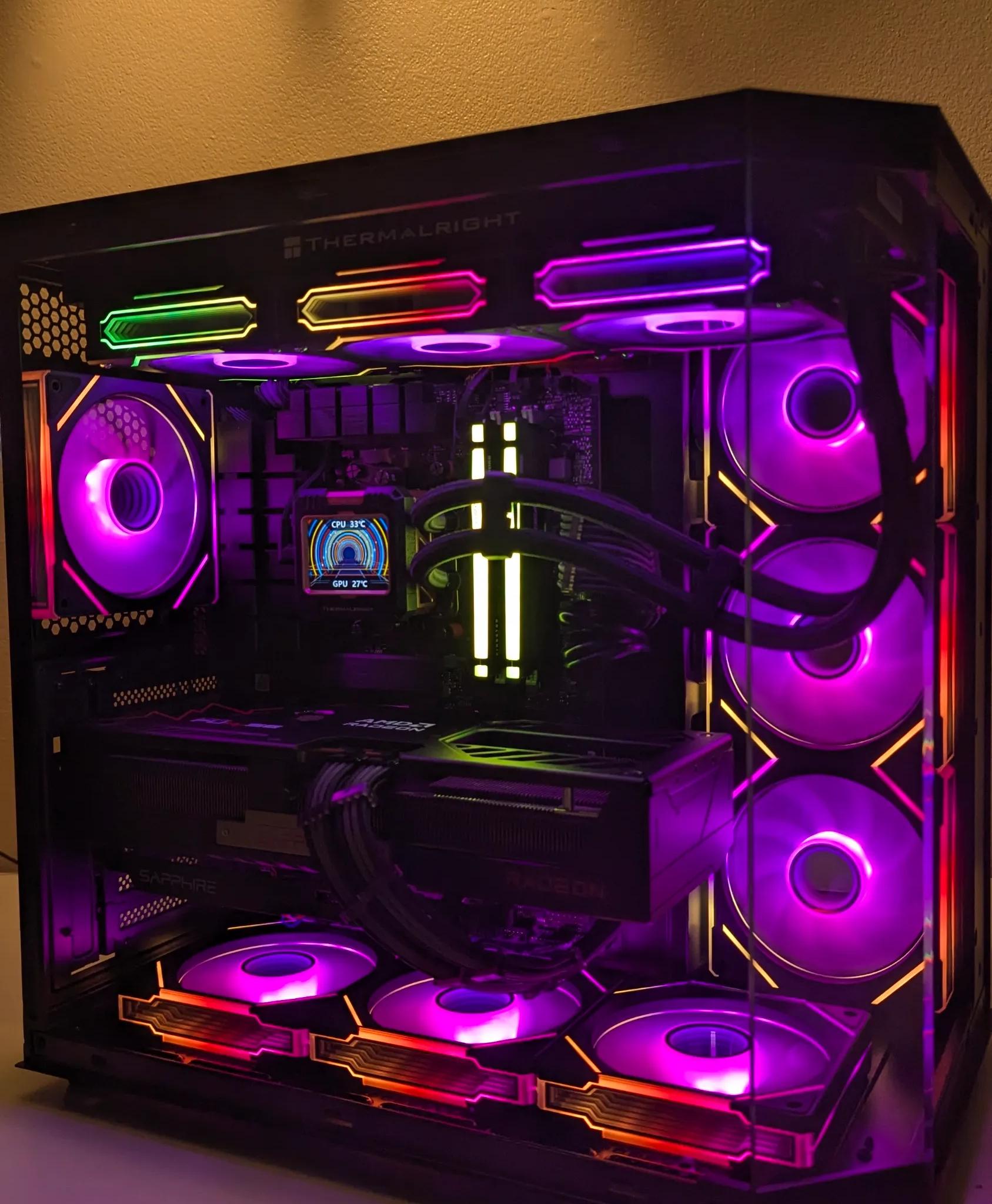🔥 Ultimate Gaming PC - |RX 9070XT 16GB| RYZEN 7800X3D| 32GB DDR5 | 2TB SSD| 360MM AIO|