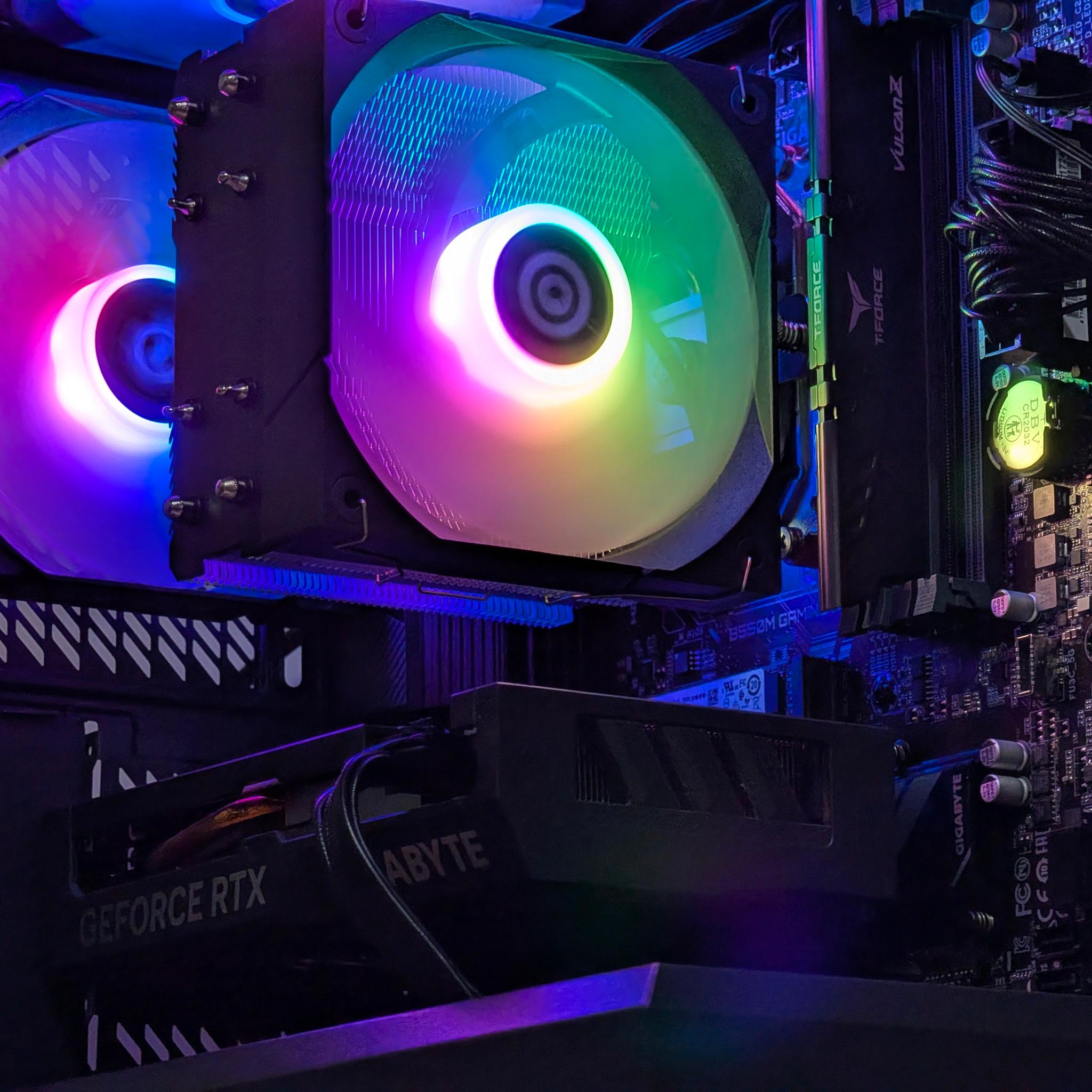 🌈🖤Ryzen 5 5500 | RTX 4060 | 1TB SSD | Gaming PC🖤🌈