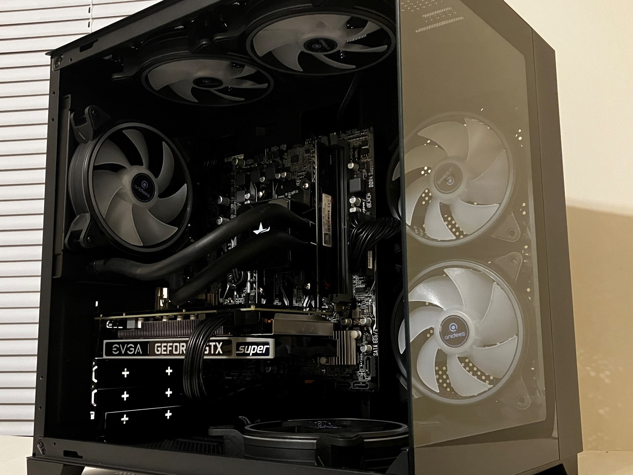 ⚡Liquid Cooled Gaming PC - Ryzen 5 1600/16GB RAM/1TB SSD - Nvidia GTX 1660 Super
