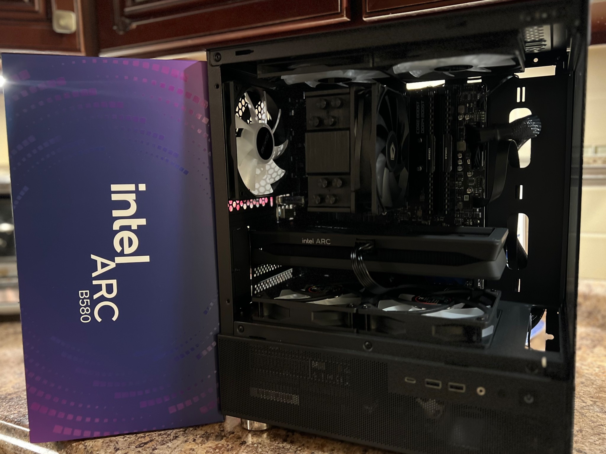 Team Blue 💙 Ryzen 7 5700x/Intel Arc B580 12 GB/32 GB DDR4/1.5 TB/All new parts!