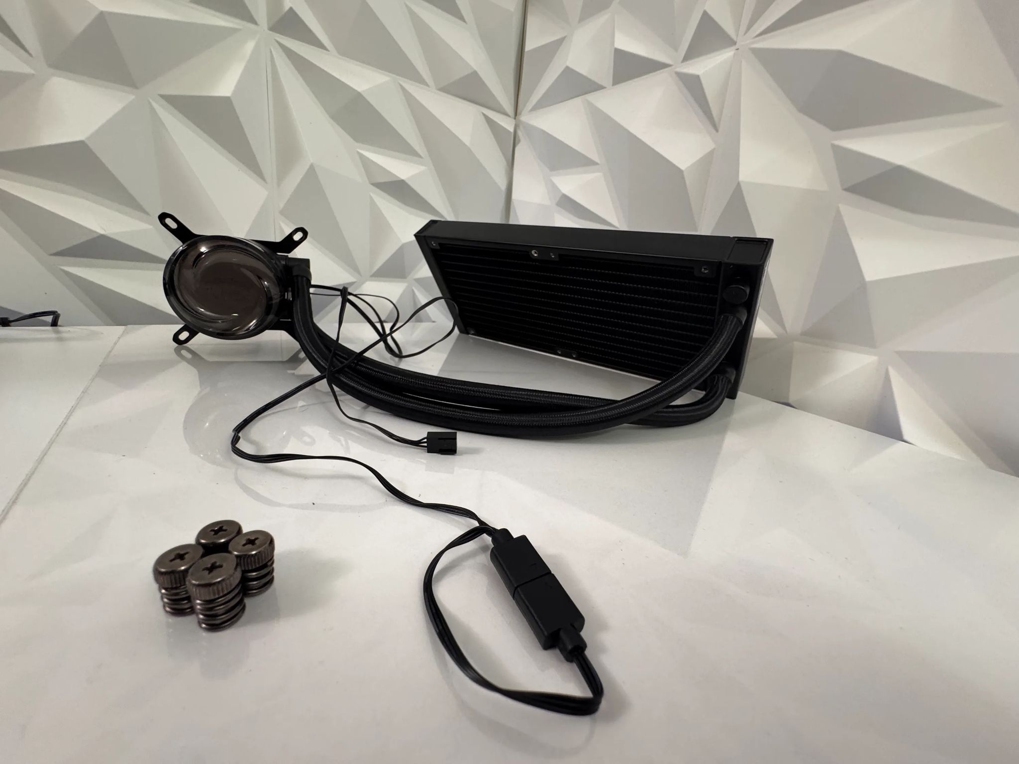 Black iBUYPOWER AW4 240mm AIO Liquid Cooler