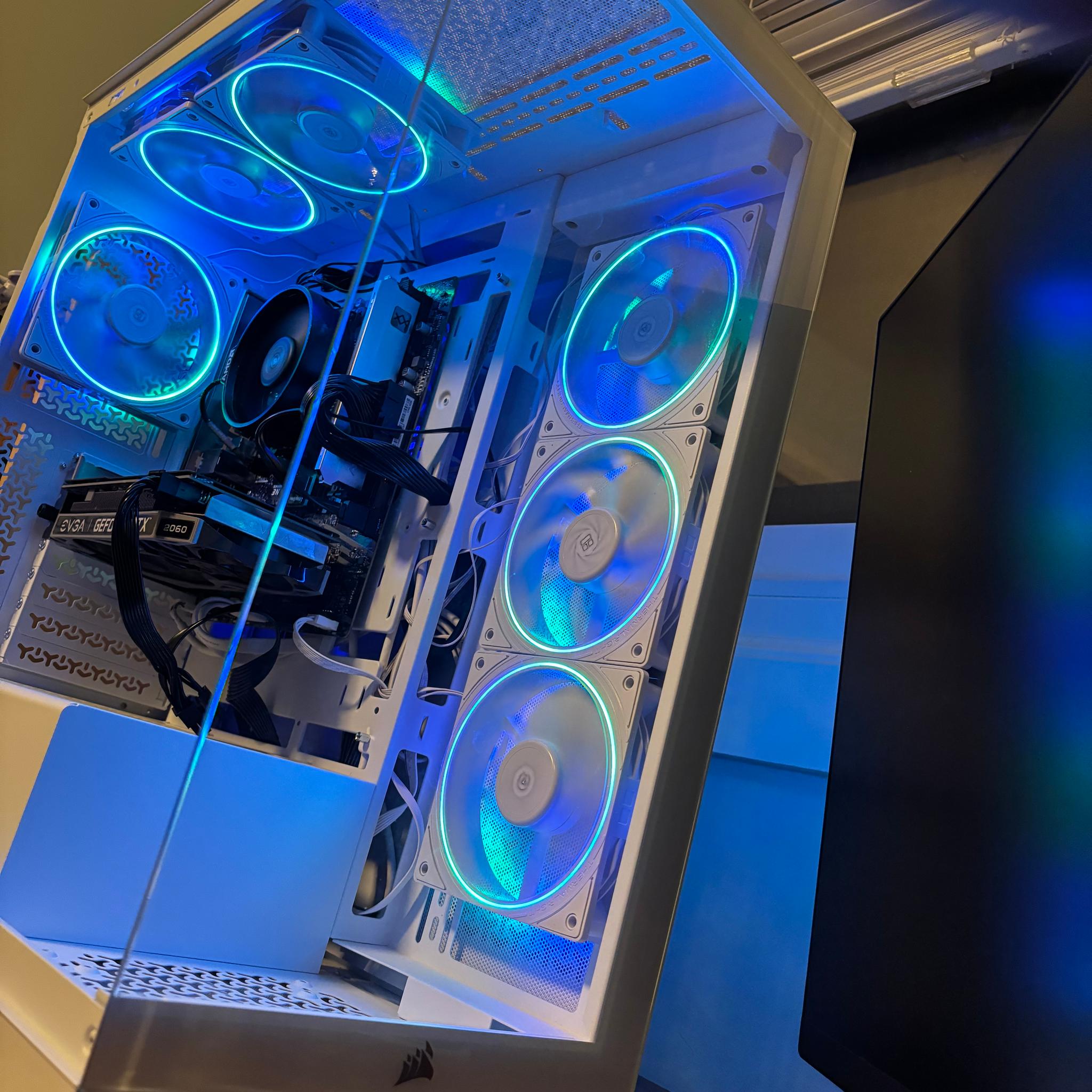 Budget Baller PC Ryzen 5 4500 • RTX 2060 • 16 GB RAM • Windows 11 • Corsair 3500X White
