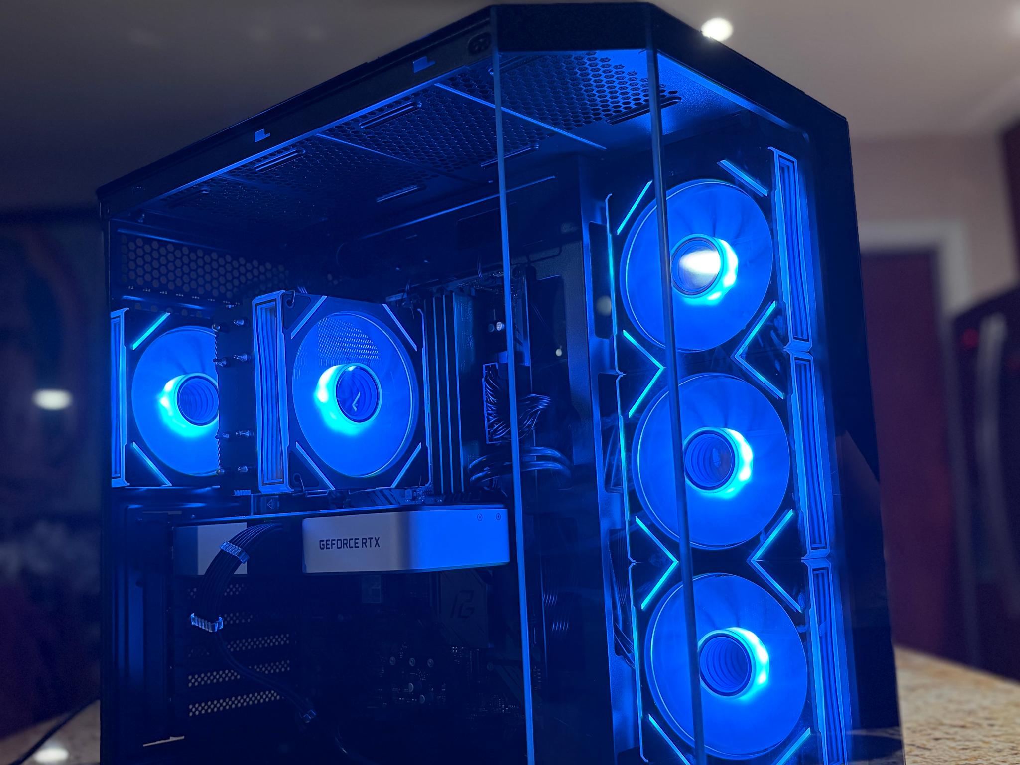 Black Gaming PC | RTX 3060Ti | RYZEN 5 3600X | 16GB RAM | 1TB SSD | ON BOARD WiFi + BT