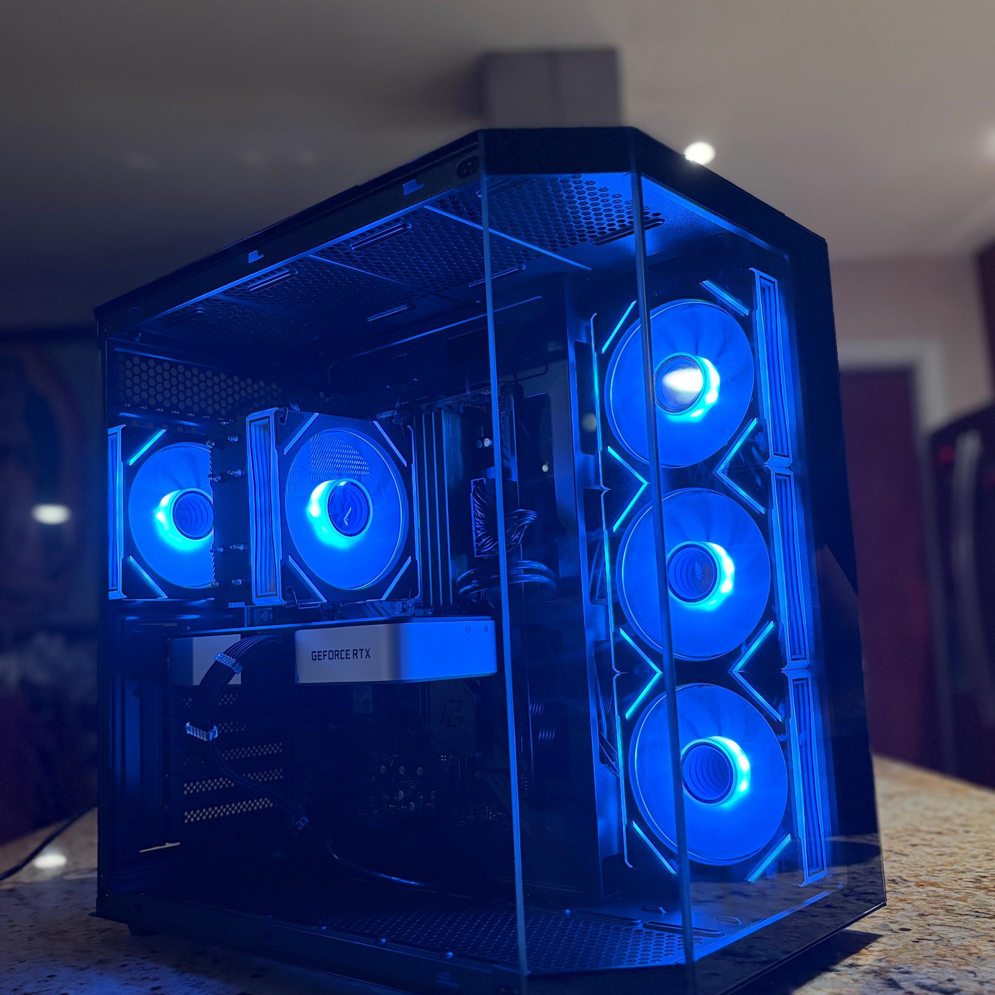 Black Gaming PC | RTX 3060Ti | RYZEN 5 3600X | 16GB RAM | 1TB SSD | ON BOARD WiFi + BT