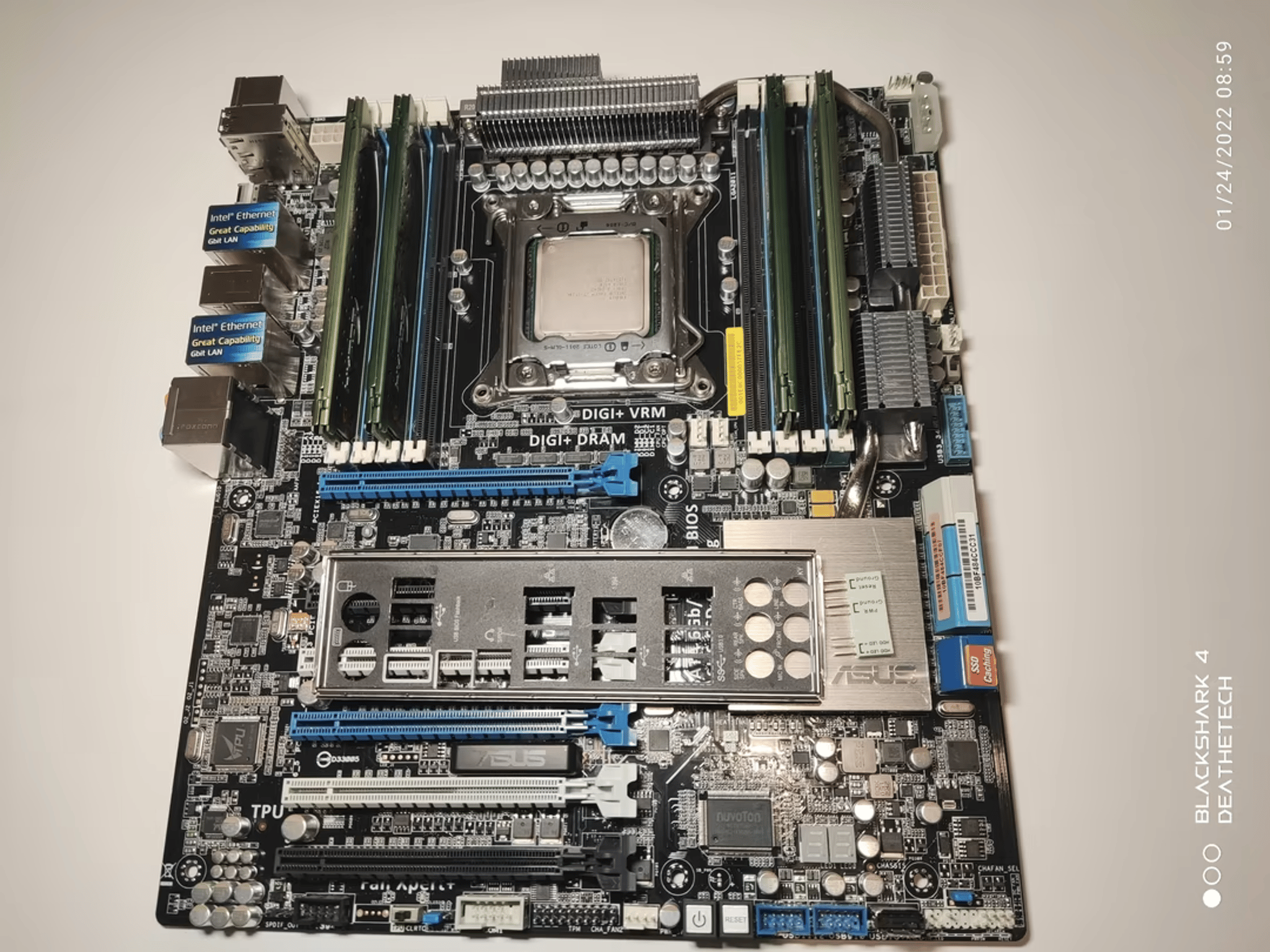 Asus P9X79 WS Motherboard / i7 3930k CPU / 4x4GB DDR3 Ram Combo