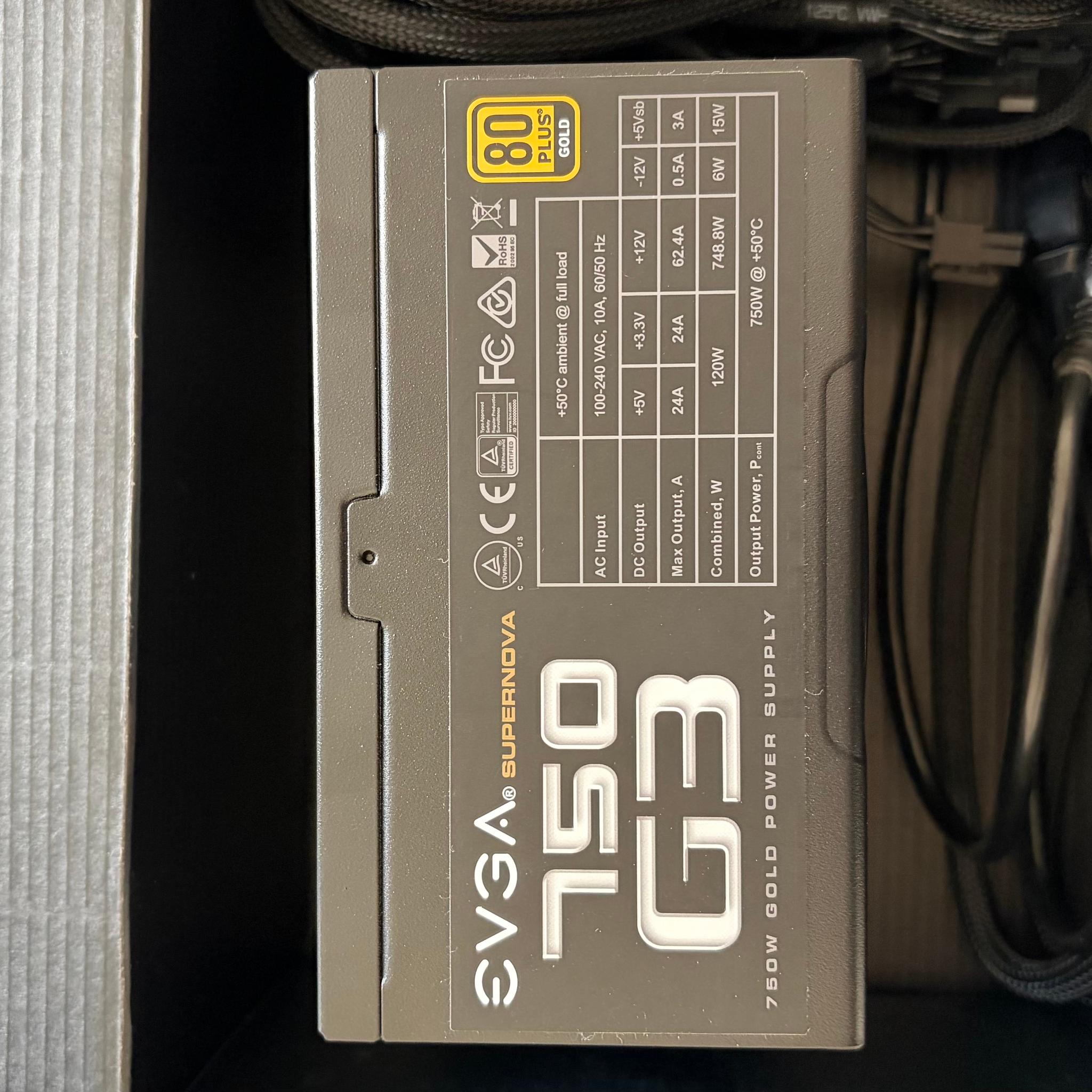 EVGA Supernova 750 G3 with CableMod Kit