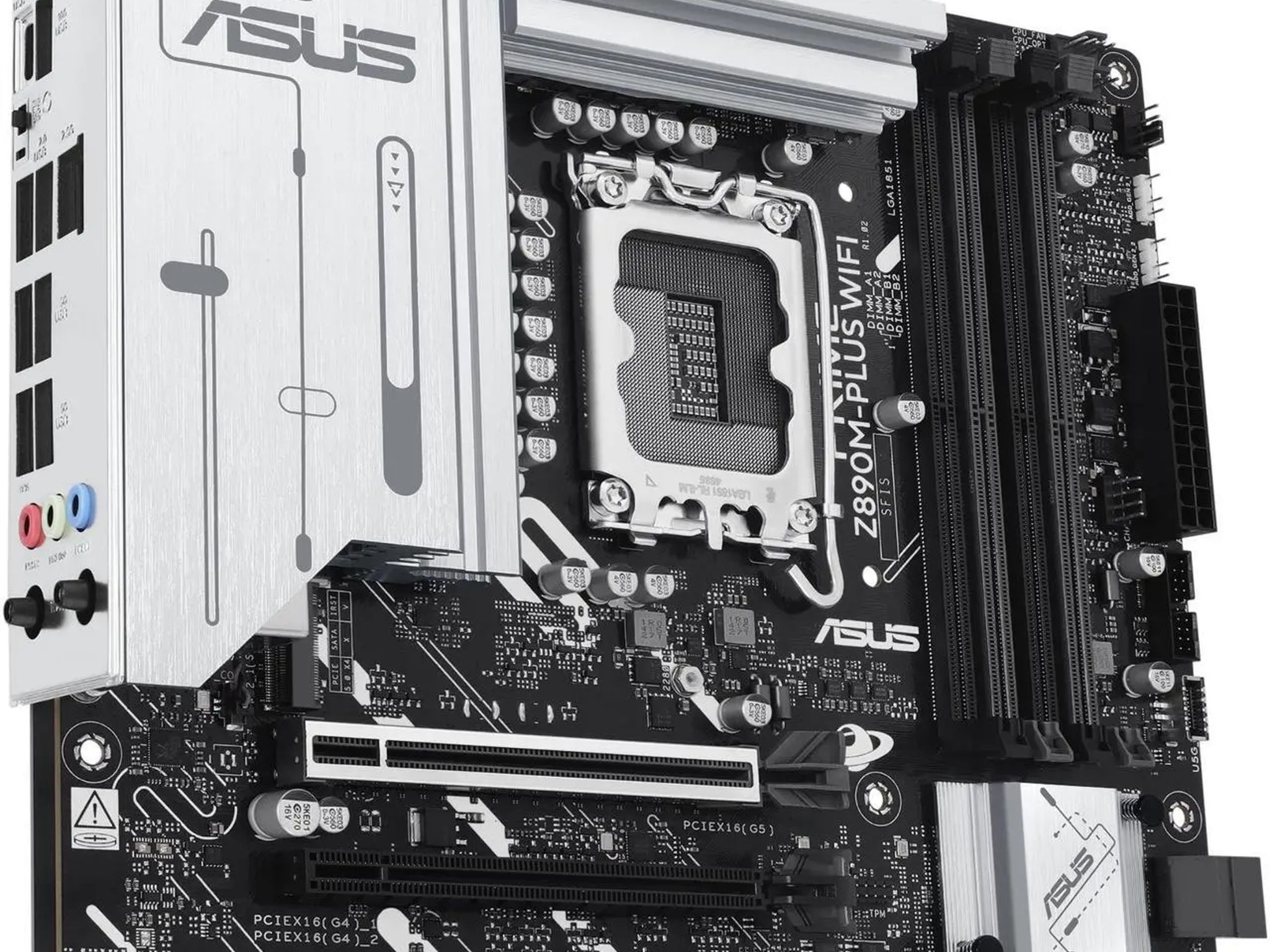 ASUS PRIME Z890M-PLUS WIFI Intel LGA 1851 mATX DDR5 Desktop Motherboard