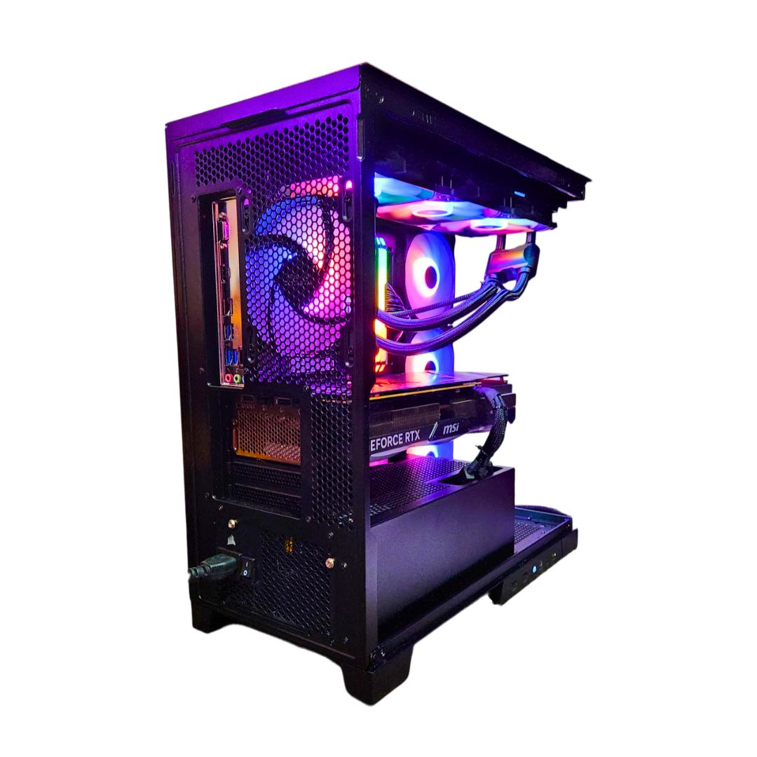🌀Ultraviolet☢️: RTX 4080 | Intel i7 12700KF | 32GB RAM | 2TB SSD | 7 Fans | Mini Screen | Gaming PC