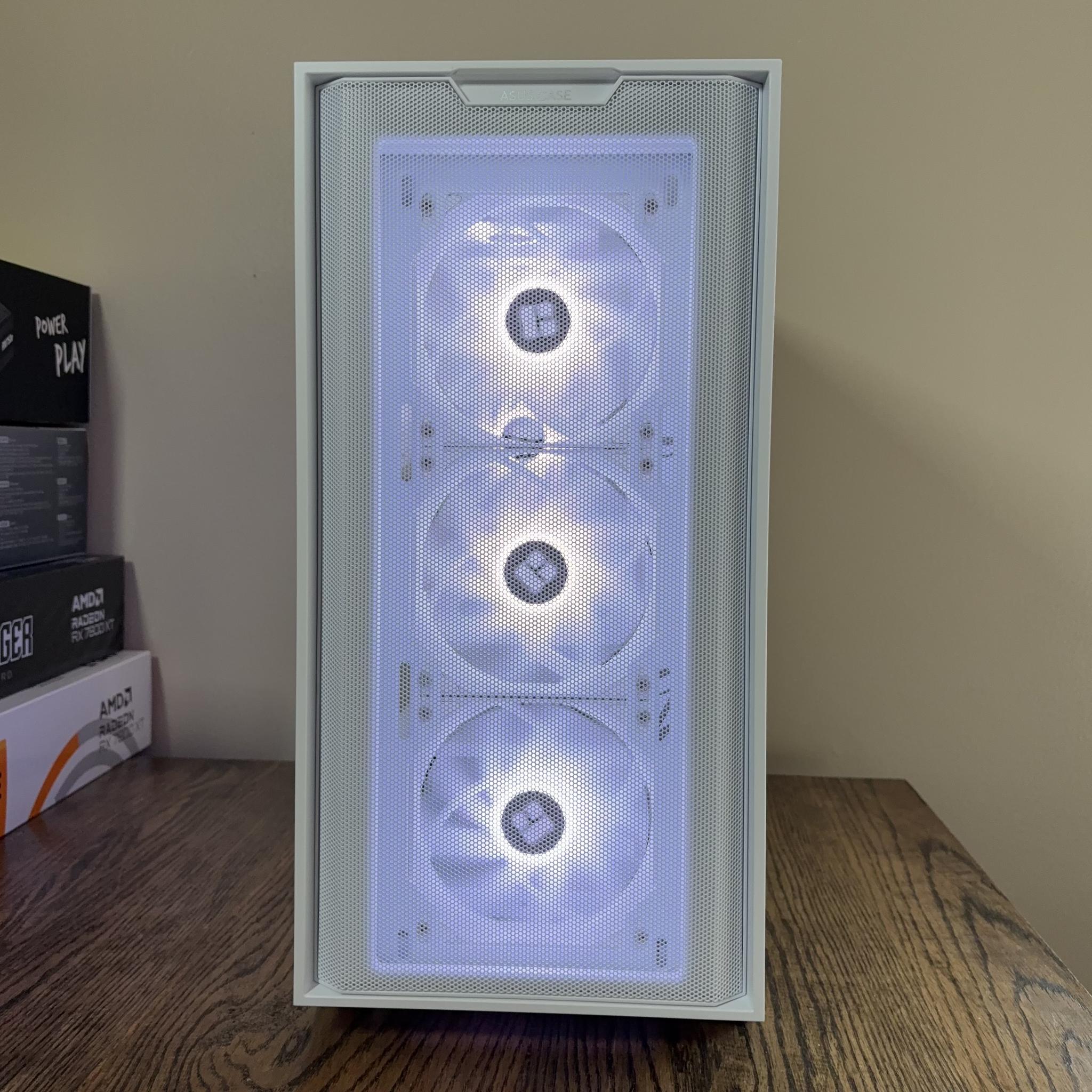 Project Zero | 7800xt | r5 7500f | back connect BTF | Asus A21 mATX | RGB | WiFi | AM5 | 1440p 4k HD