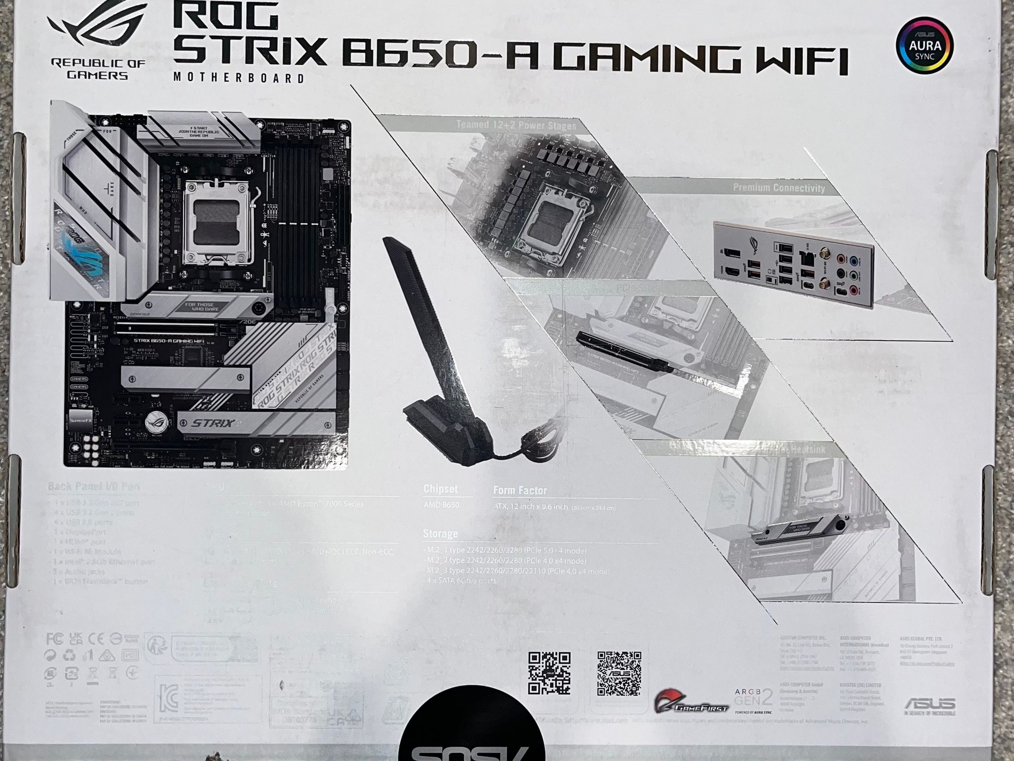 ASUS ROG STRIX B650-A GAMING WIFI 6E (Socket AM5) - SEALED