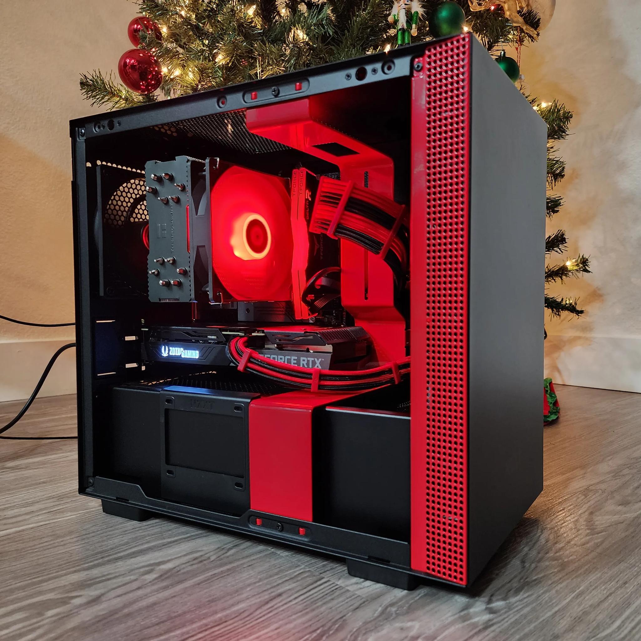 "Red Steele" Gaming PC | R5 3600 | RTX 3060Ti | 16GB RAM | 1TB NVME