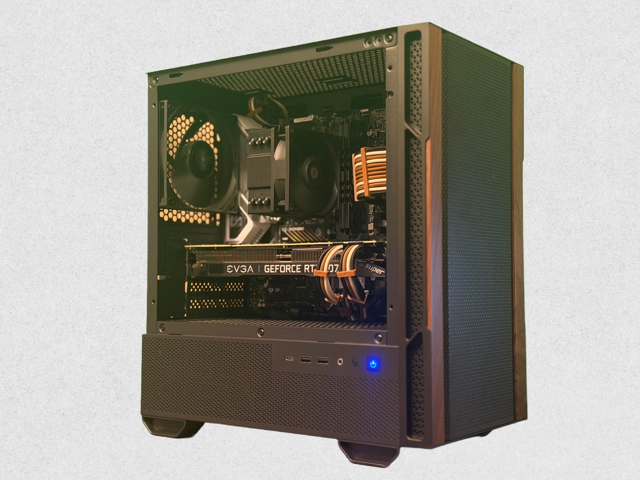 🌲 Clean & Modern Cypress Build | RTX 2070 Super | i3-13100F | 16GB DDR4 | 2TB NVMe | MicroATX