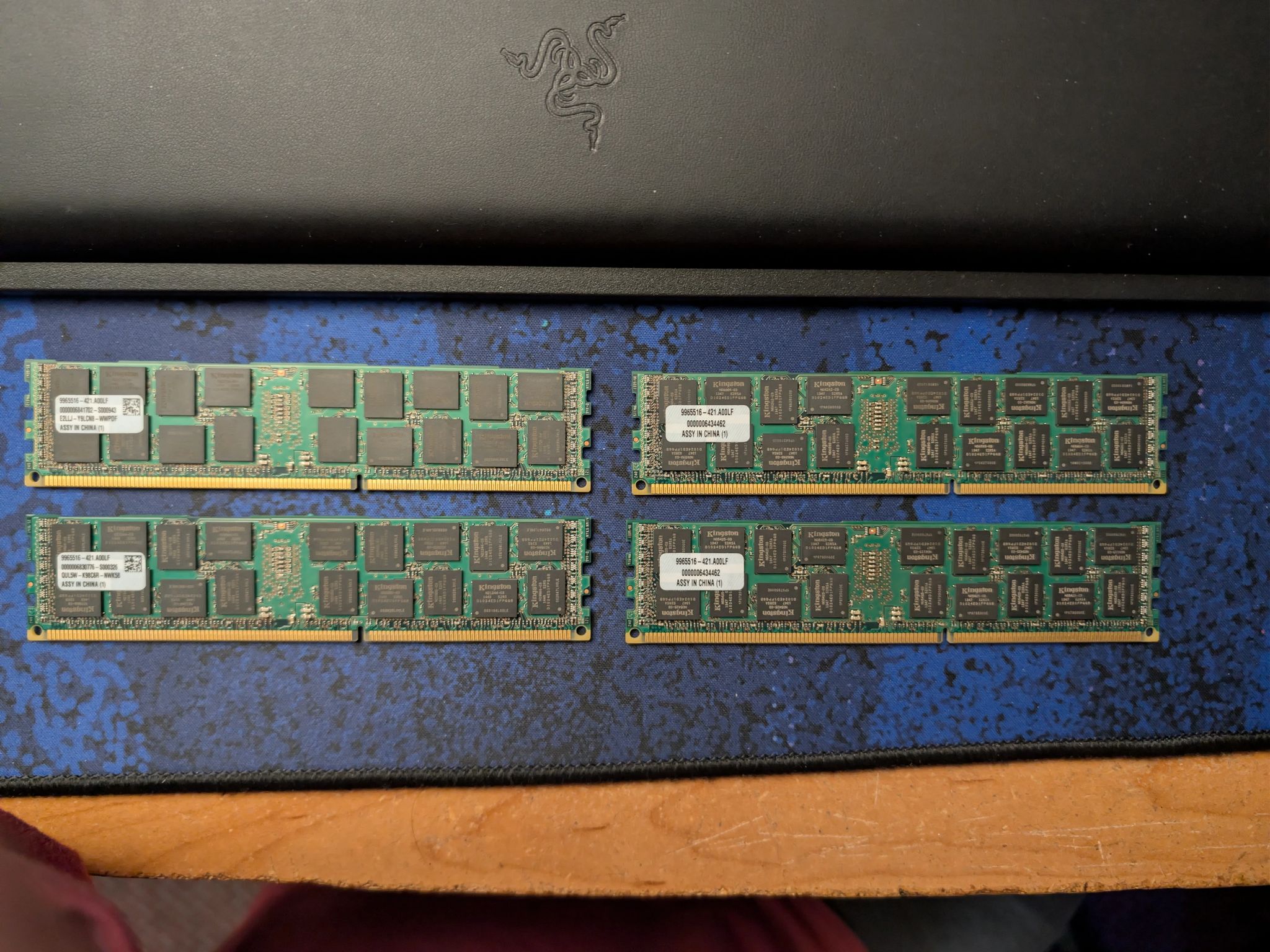Kingston ECC DDR3 RDIMM - 4x16GB - 1600MHz
