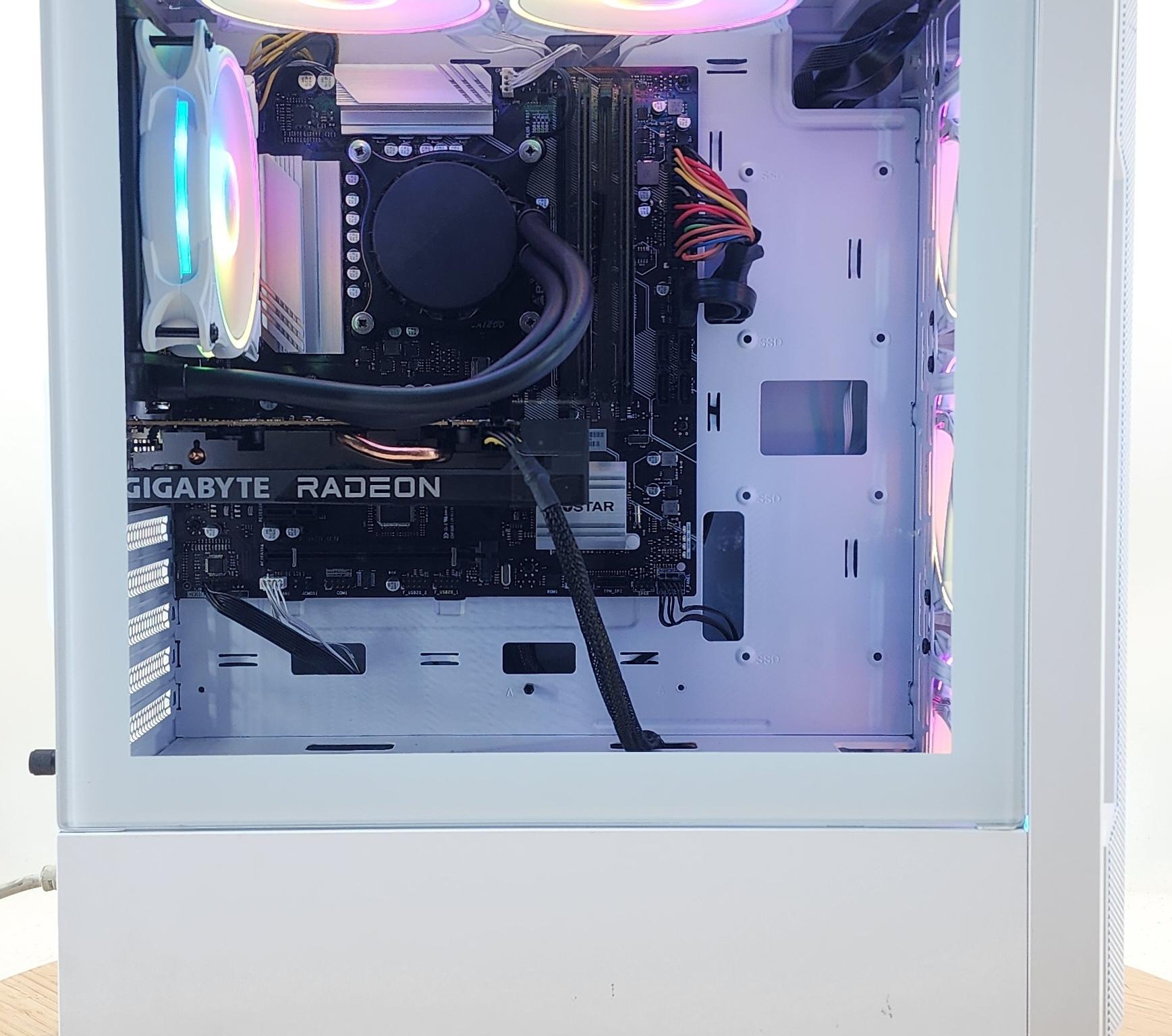 Gaming PC i5-10400F 16GB RAM 500GB SSD RX 6500 XT 4GB Windows 11 Computer