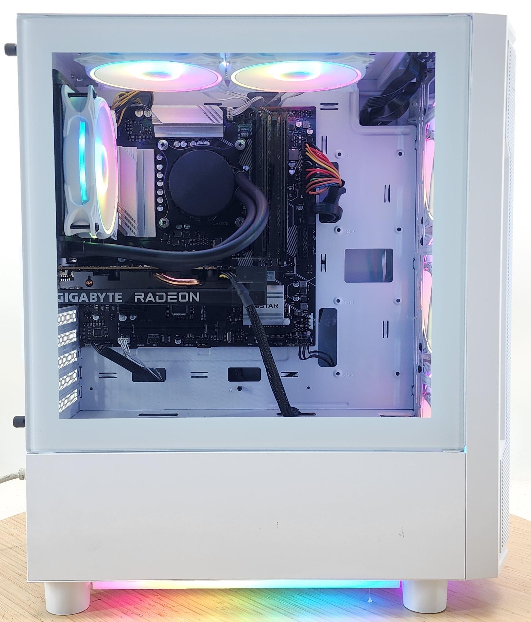 Gaming PC i5-10400F 16GB RAM 500GB SSD RX 6500 XT 4GB Windows 11 Computer