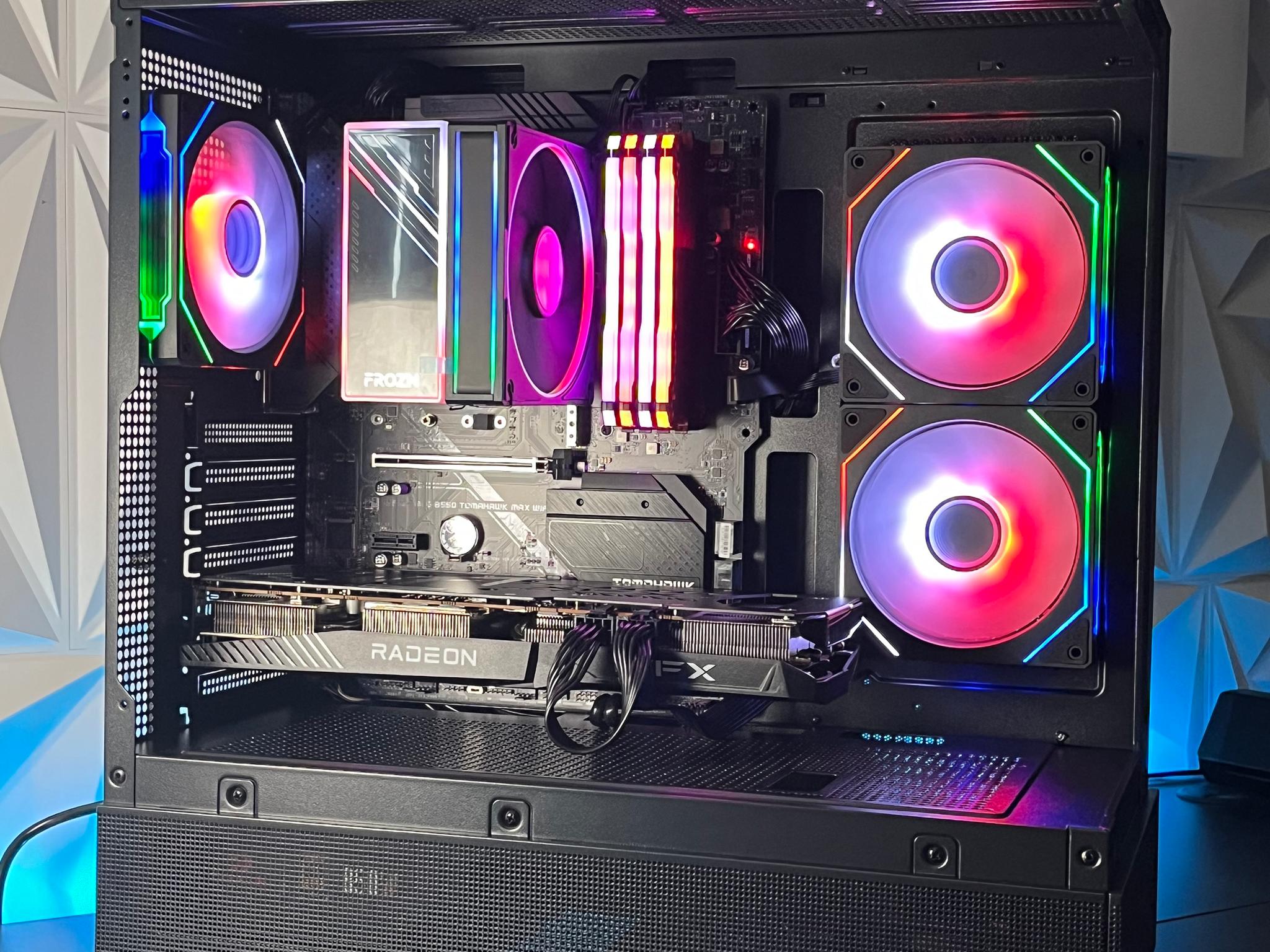 RX 6700 10GB, Ryzen 7 5800X, 32GB RAM | Black RGB Gaming Computer/PC