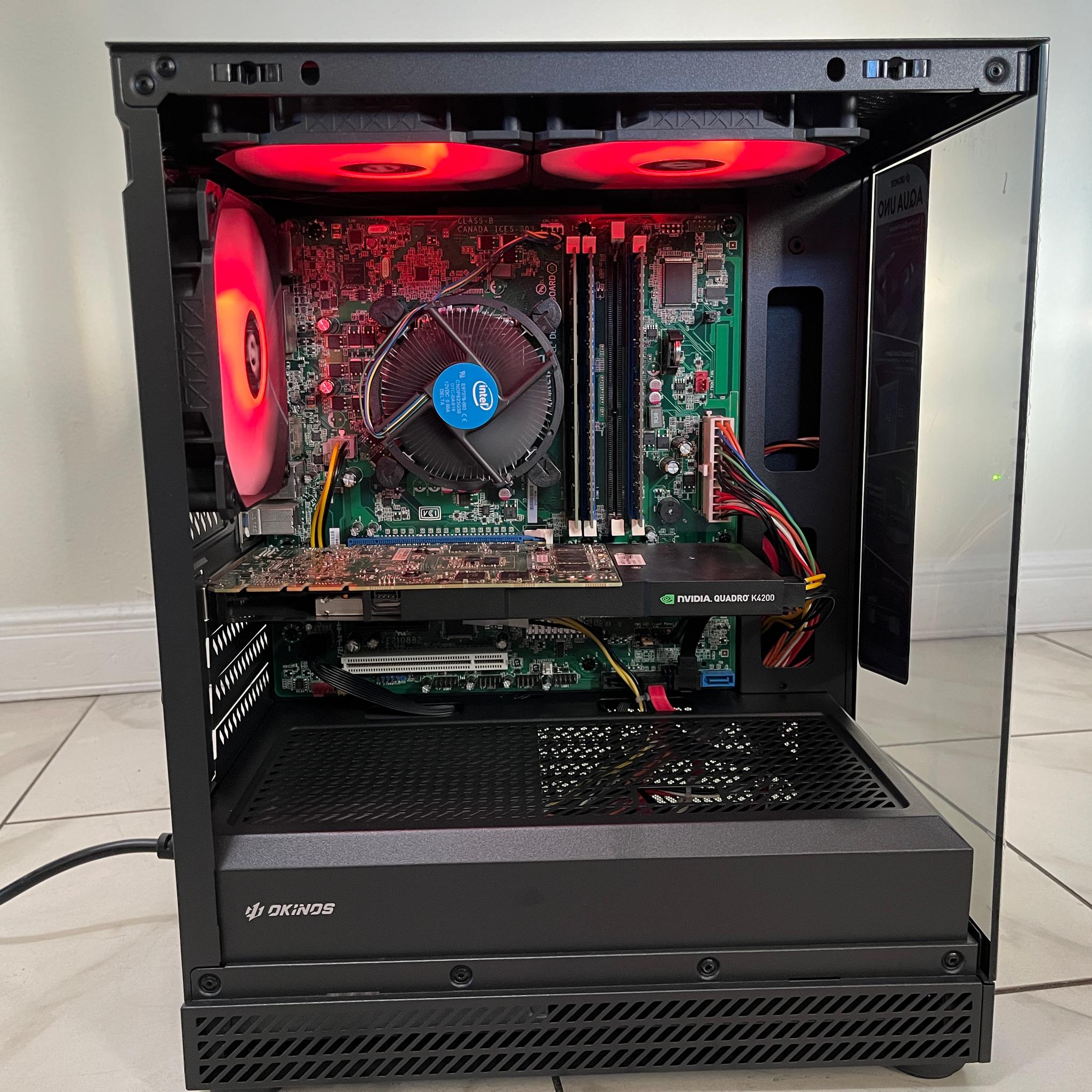 Super Budget Gaming PC - Intel i5-2320, NVIDIA 4GB GPU, 12GB RAM, 560GB Storage, w/ Wi-Fi & BT