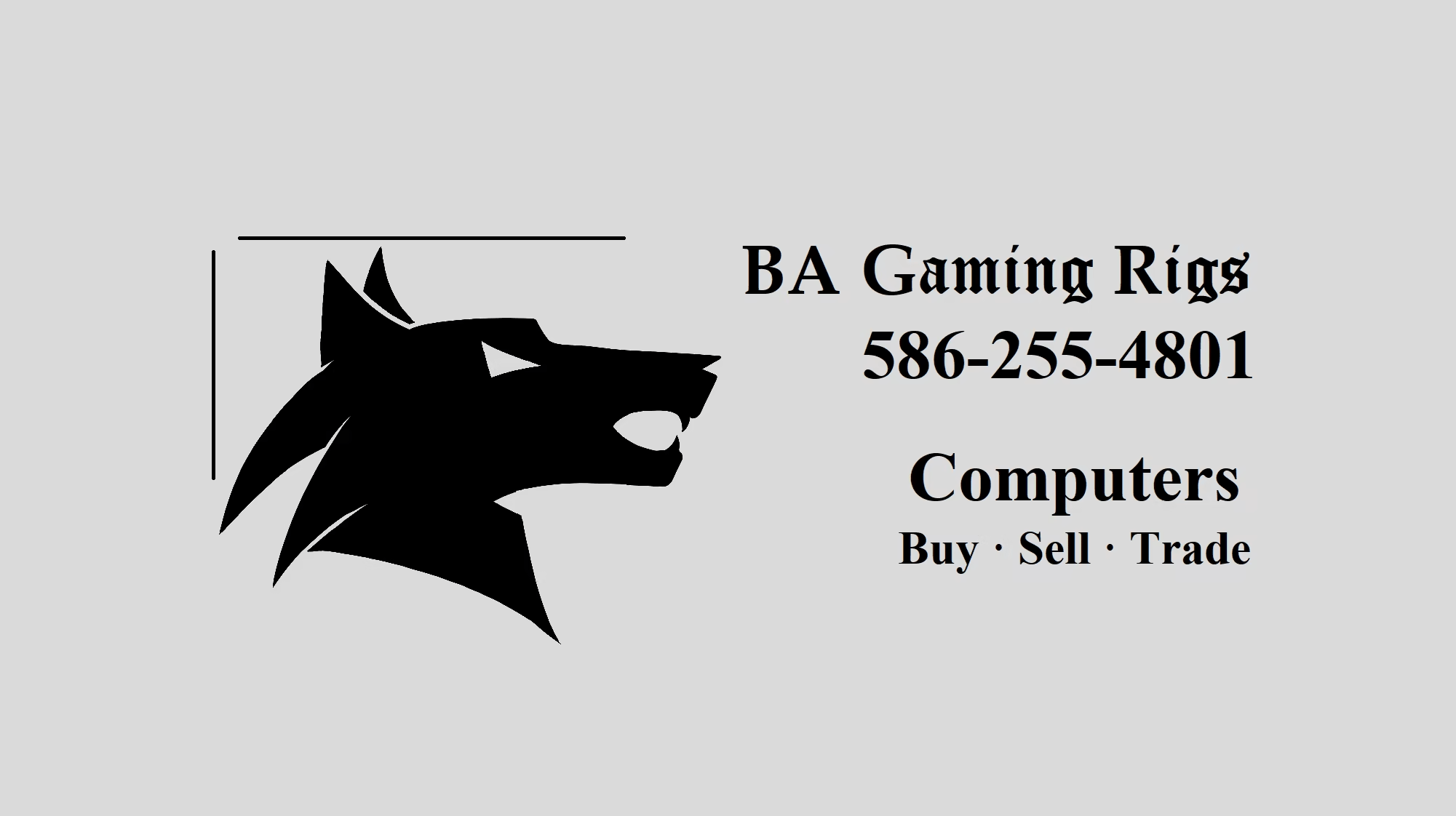BA Gaming Rigs