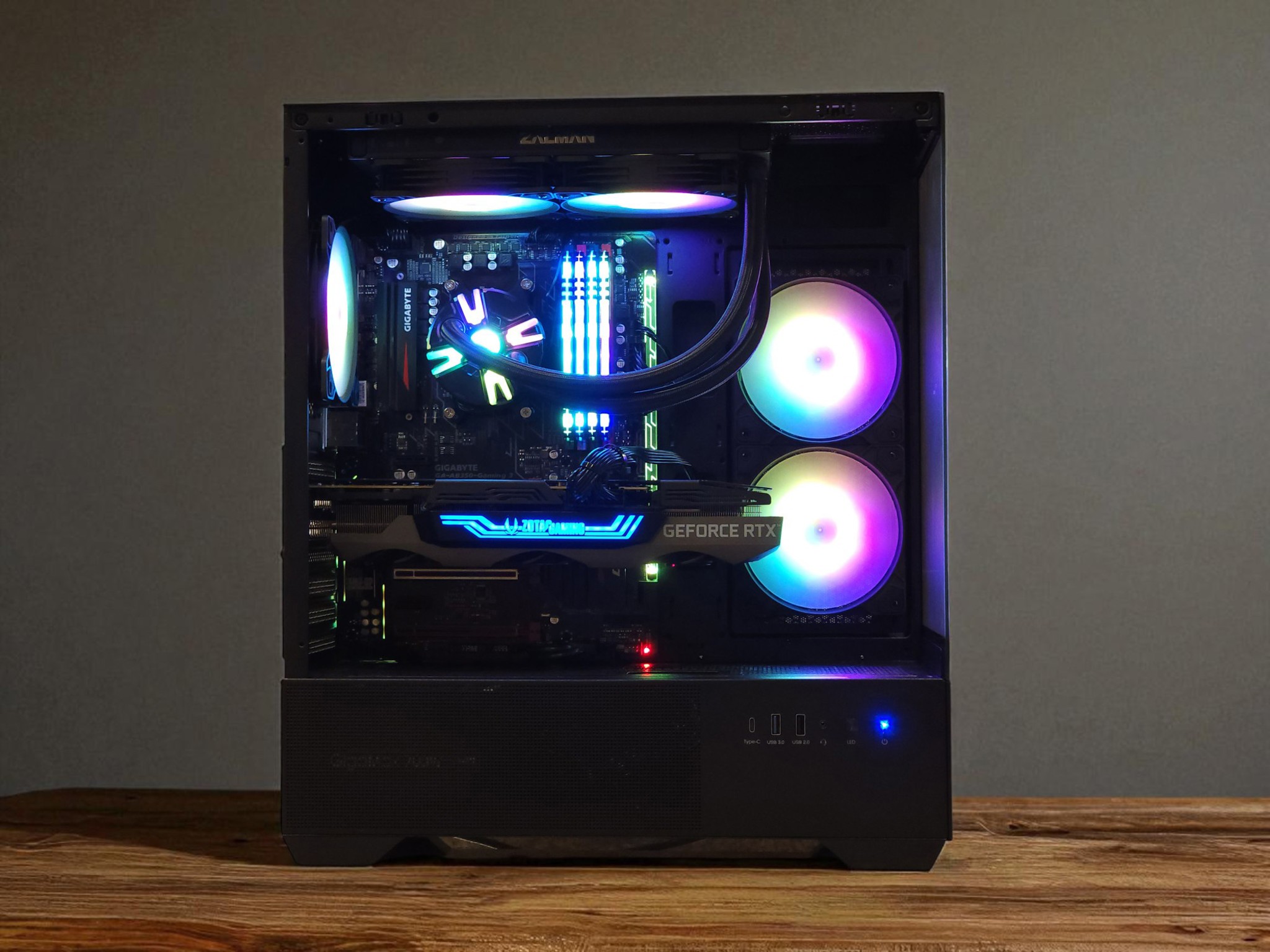 🏆 Gaming PC | GeForce RTX 3080 OC | Ryzen 5600X | 32GB RAM | 2TB NVME M.2 SSD | WIFI | Win 11 Pro