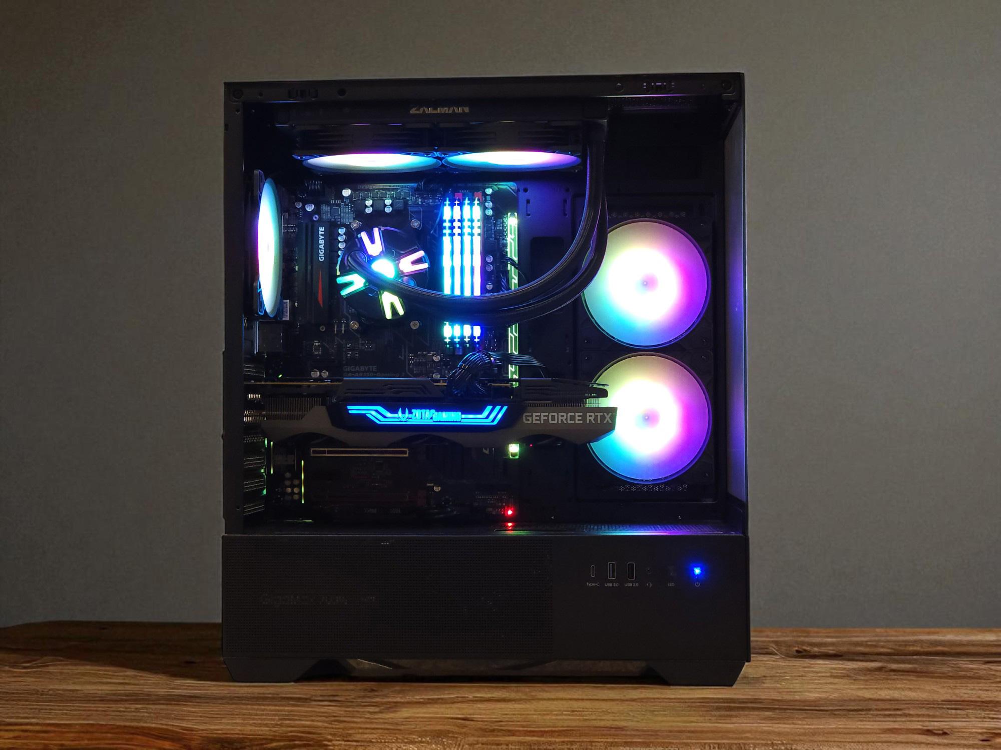 🏆 Gaming PC | GeForce RTX 3080 OC | Ryzen 5600X | 32GB RAM | 2TB NVME M.2 SSD | WIFI | Win 11 Pro