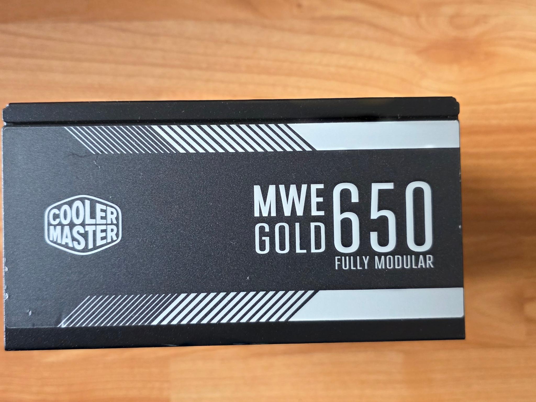 Cooler Master MWE 650 Gold Full Modular 650W 80+ Gold ATX Power Supply