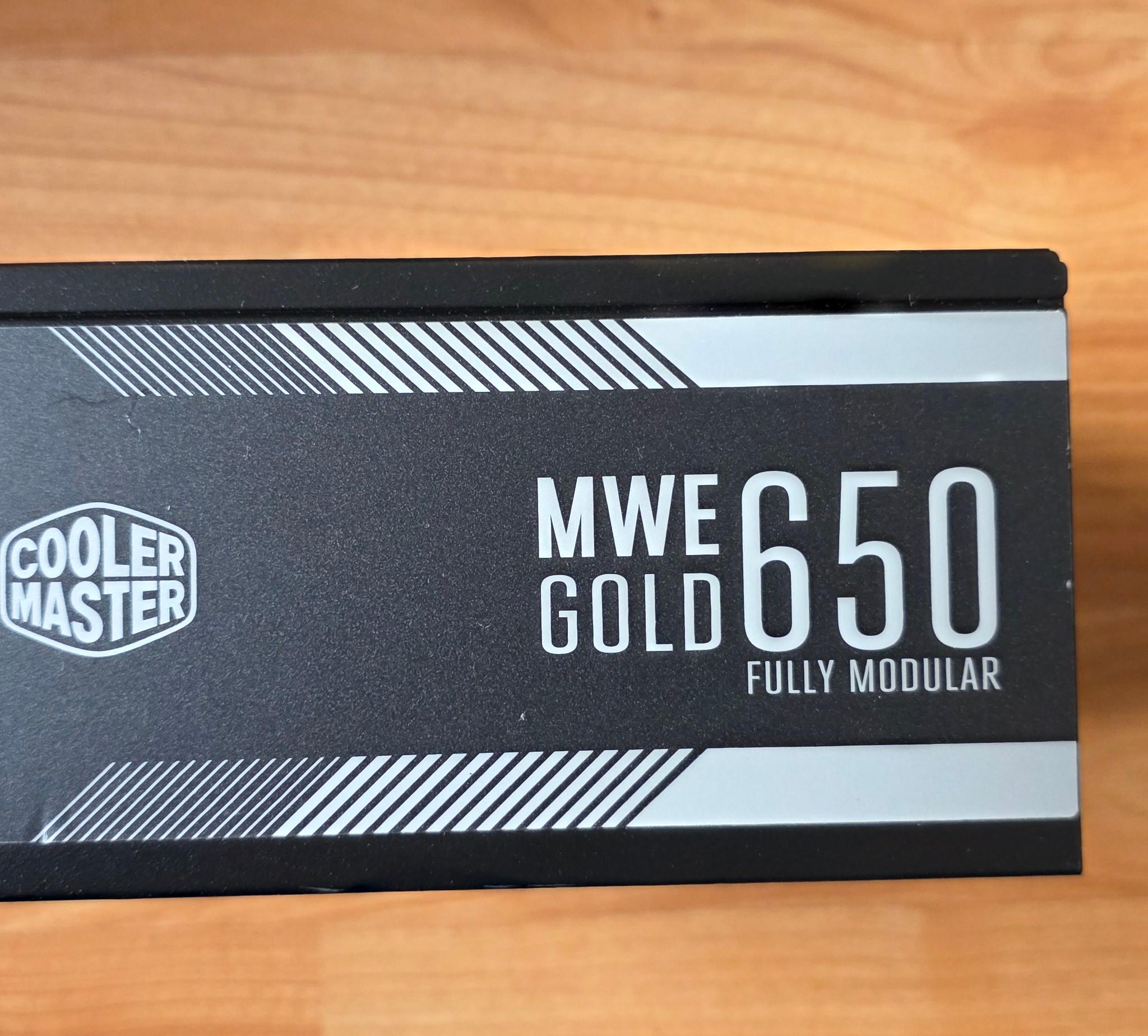 Cooler Master MWE 650 Gold Full Modular 650W 80+ Gold ATX Power Supply