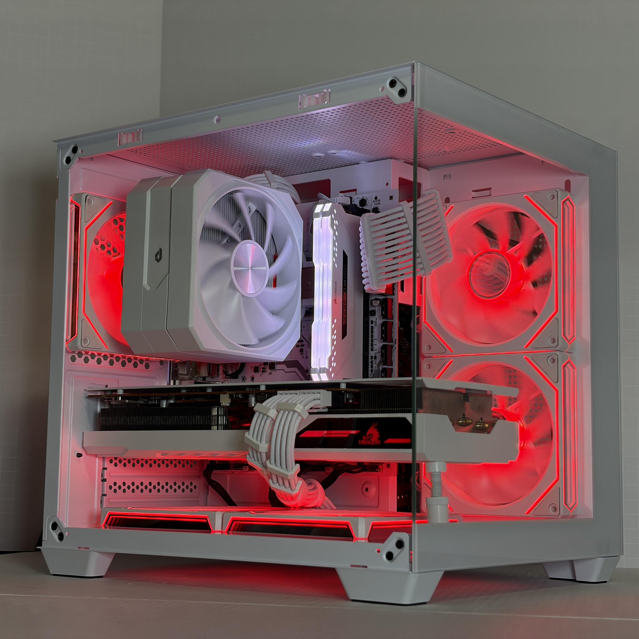 🔥 RX 6800 + Ryzen 5 5600 – White Gaming PC – 1440p Ultra Monster | 1TB NVMe | 16GB RAM