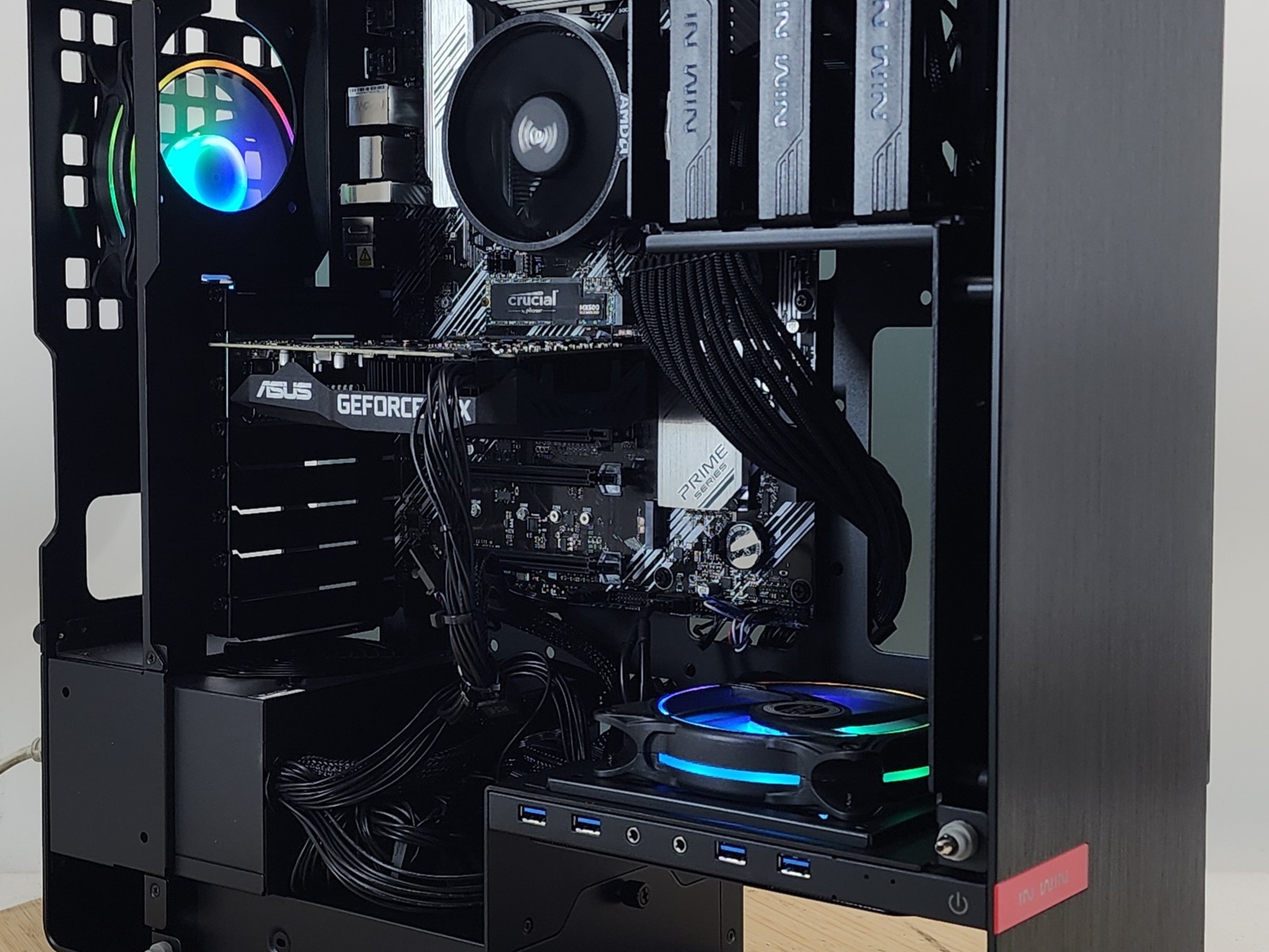 Gaming PC Ryzen 5 5500 16GB RAM 500GB SSD GTX 1660 SUPER 6GB Win 11 Computer