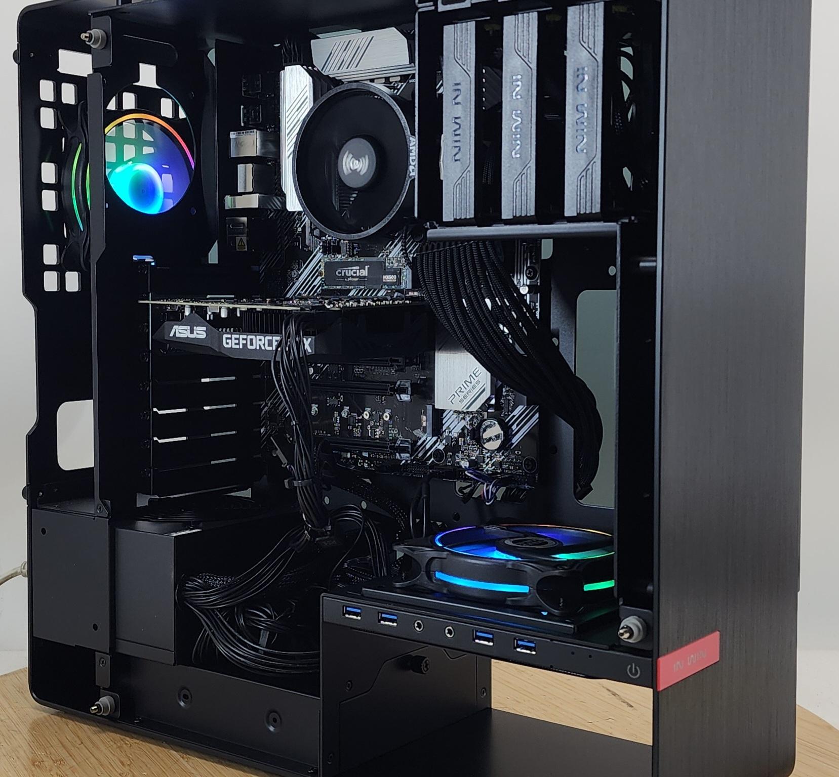 Gaming PC Ryzen 5 5500 16GB RAM 500GB SSD GTX 1660 SUPER 6GB Win 11 Computer