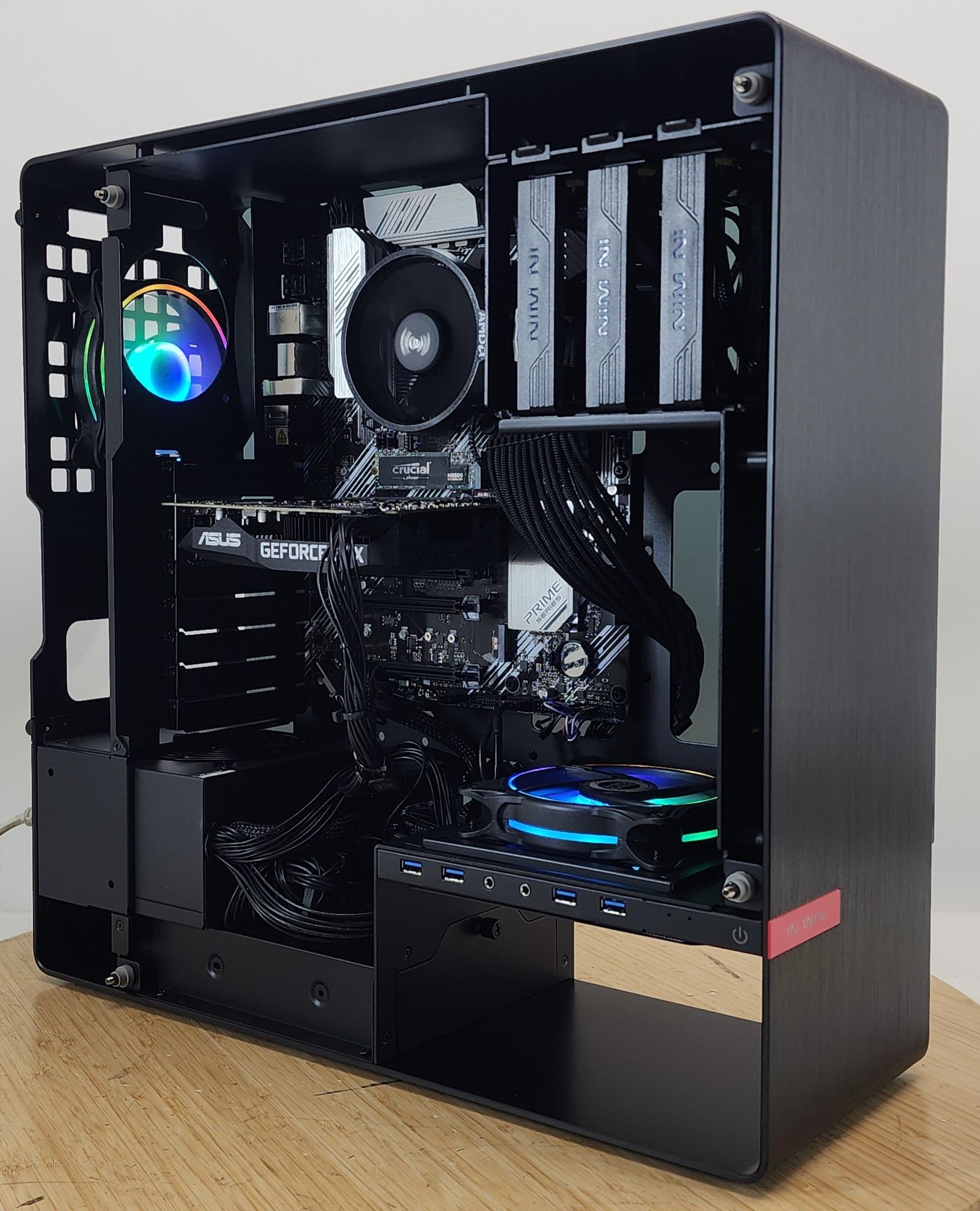 Gaming PC Ryzen 5 5500 16GB RAM 500GB SSD GTX 1660 SUPER 6GB Win 11 Computer