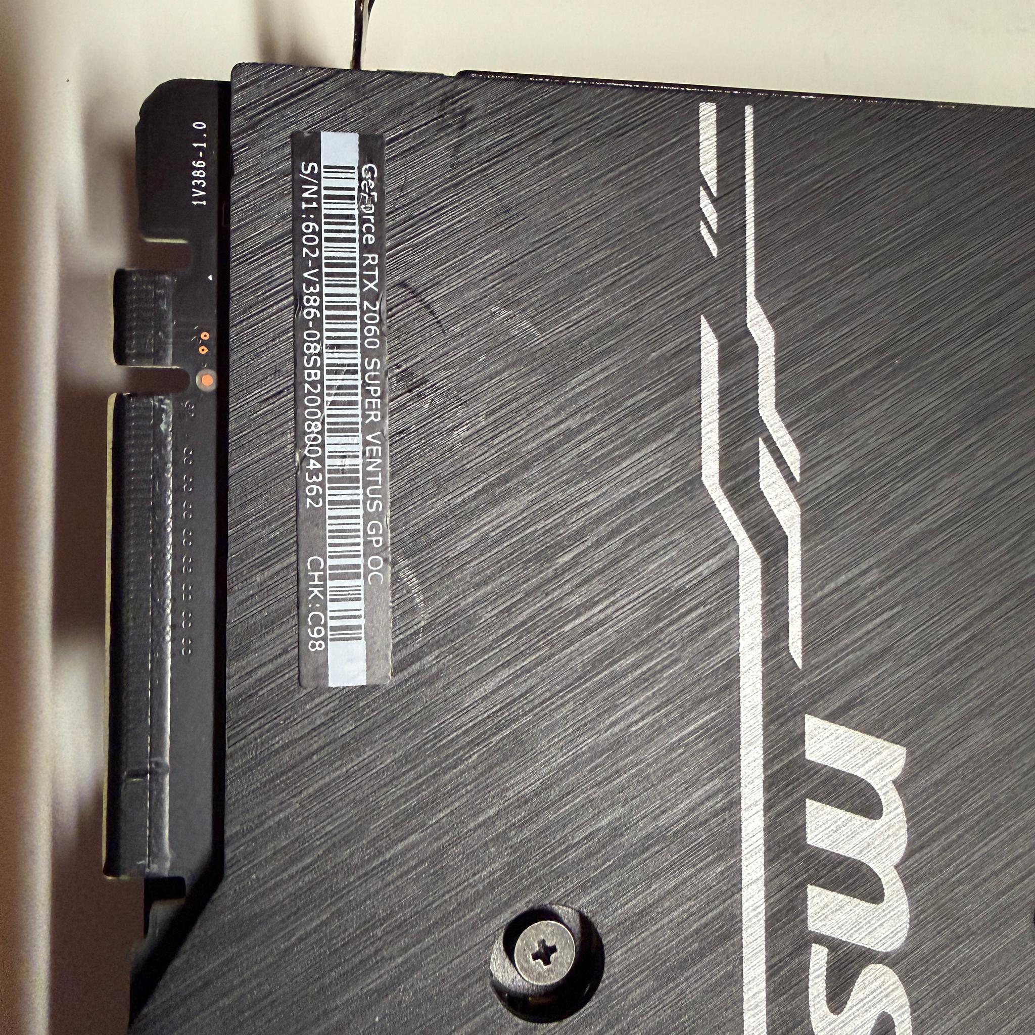 MSI GeForce RTX 2060 SUPER VENTUS GP