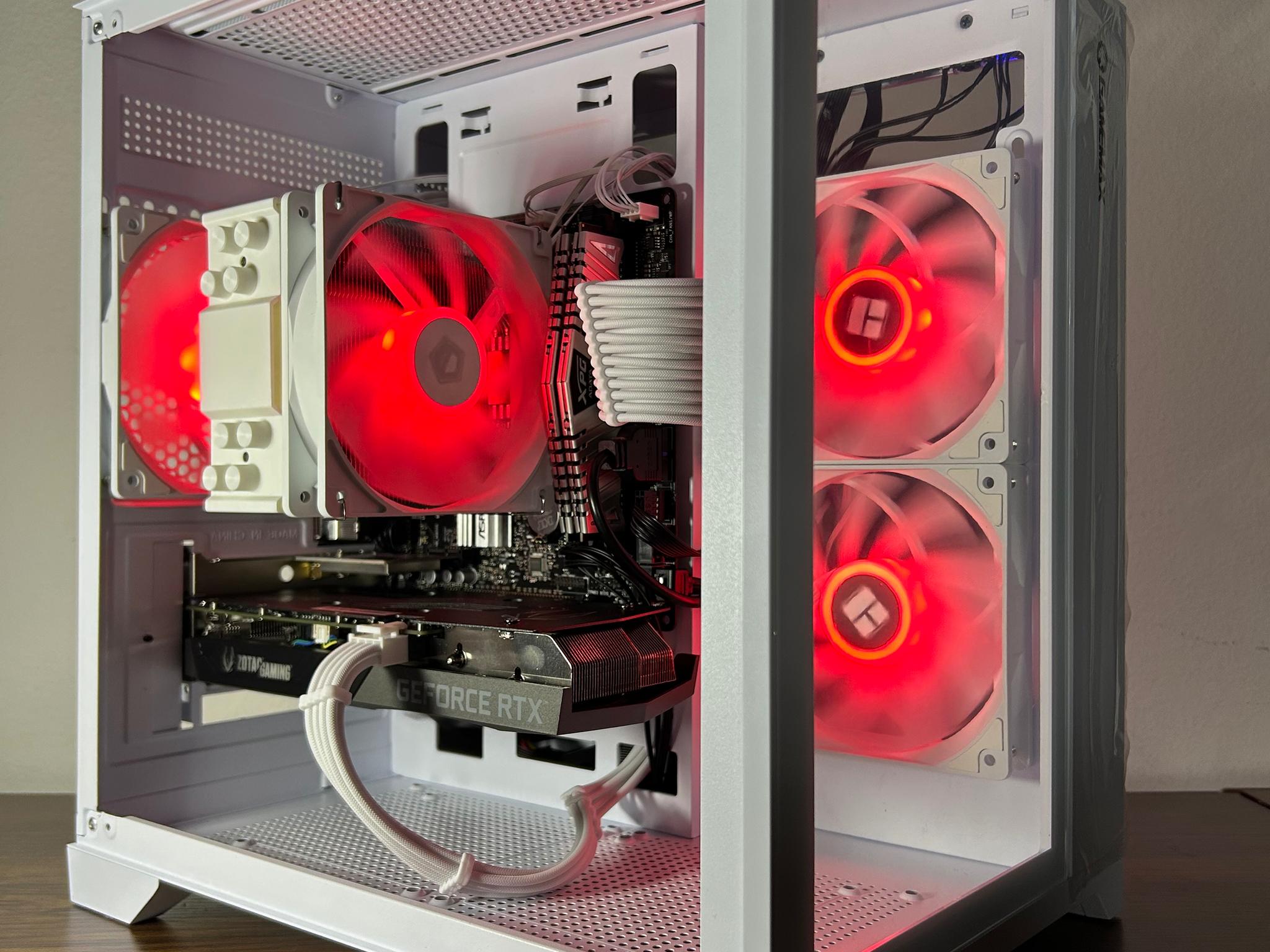 Beast White Gaming PC (RTX 3060, i7)