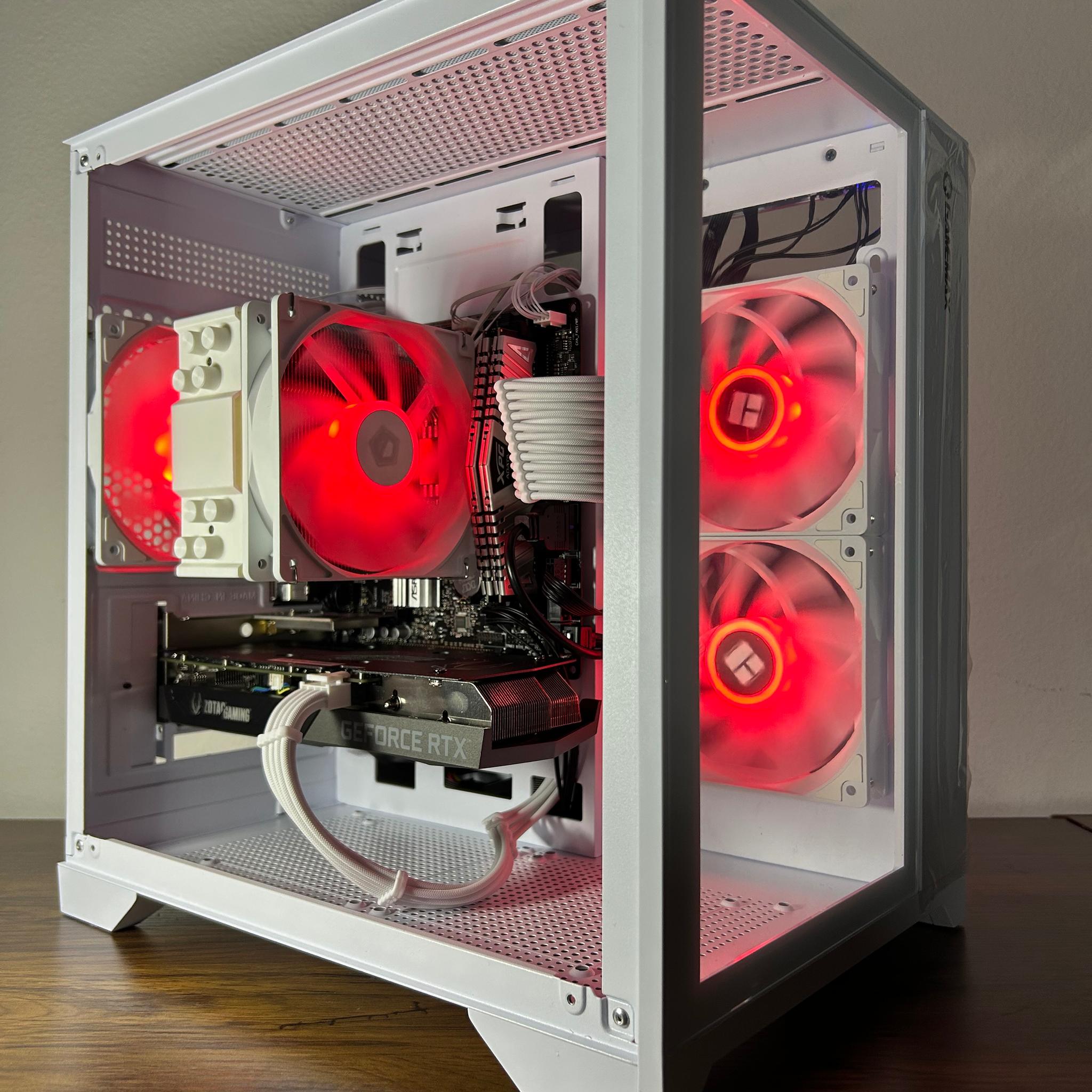 Beast White Gaming PC (RTX 3060, i7)