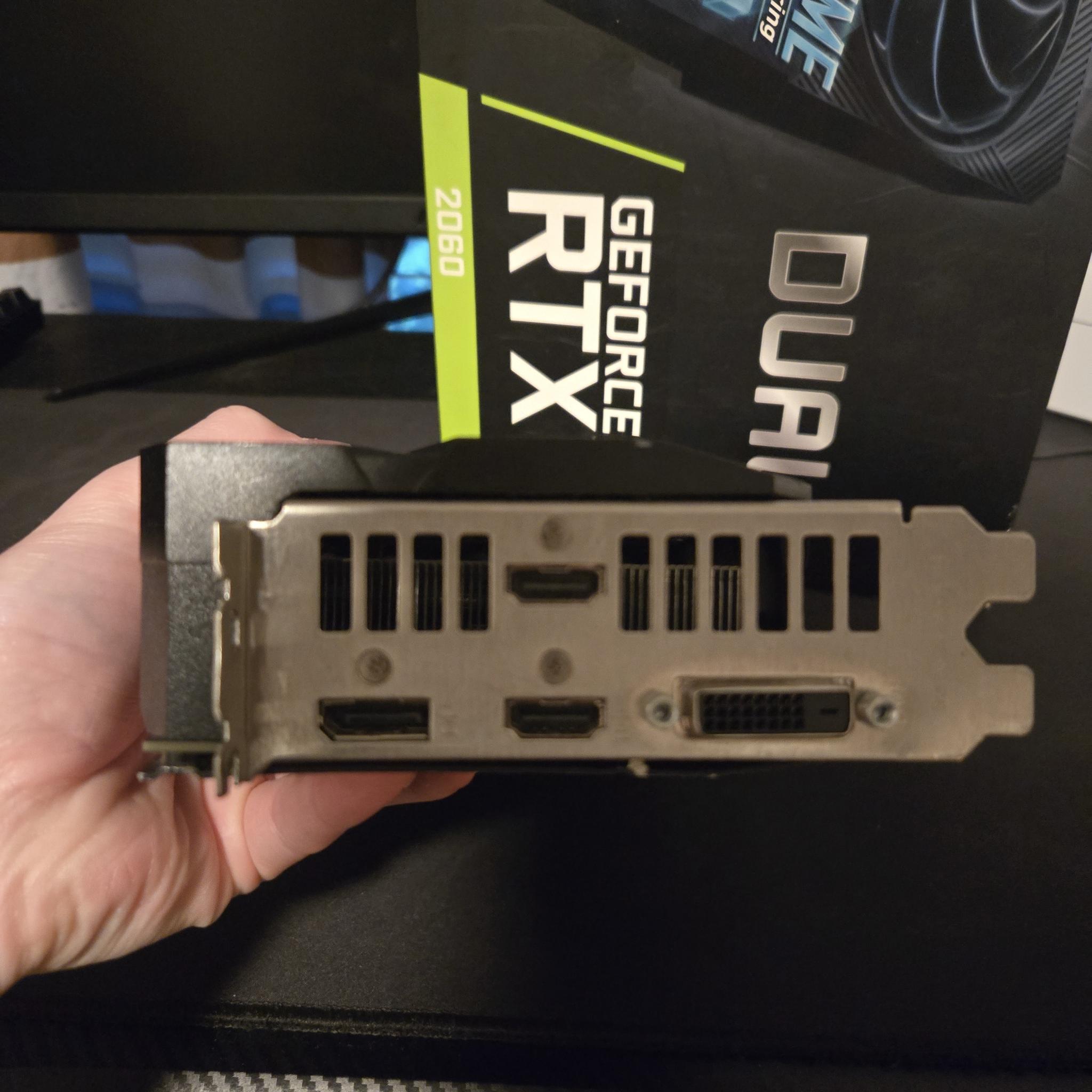 ASUS NVIDIA GeForce RTX 2060 12GB GDDR6 Graphic Card ( DUAL-RTX2060-O12G-V2)