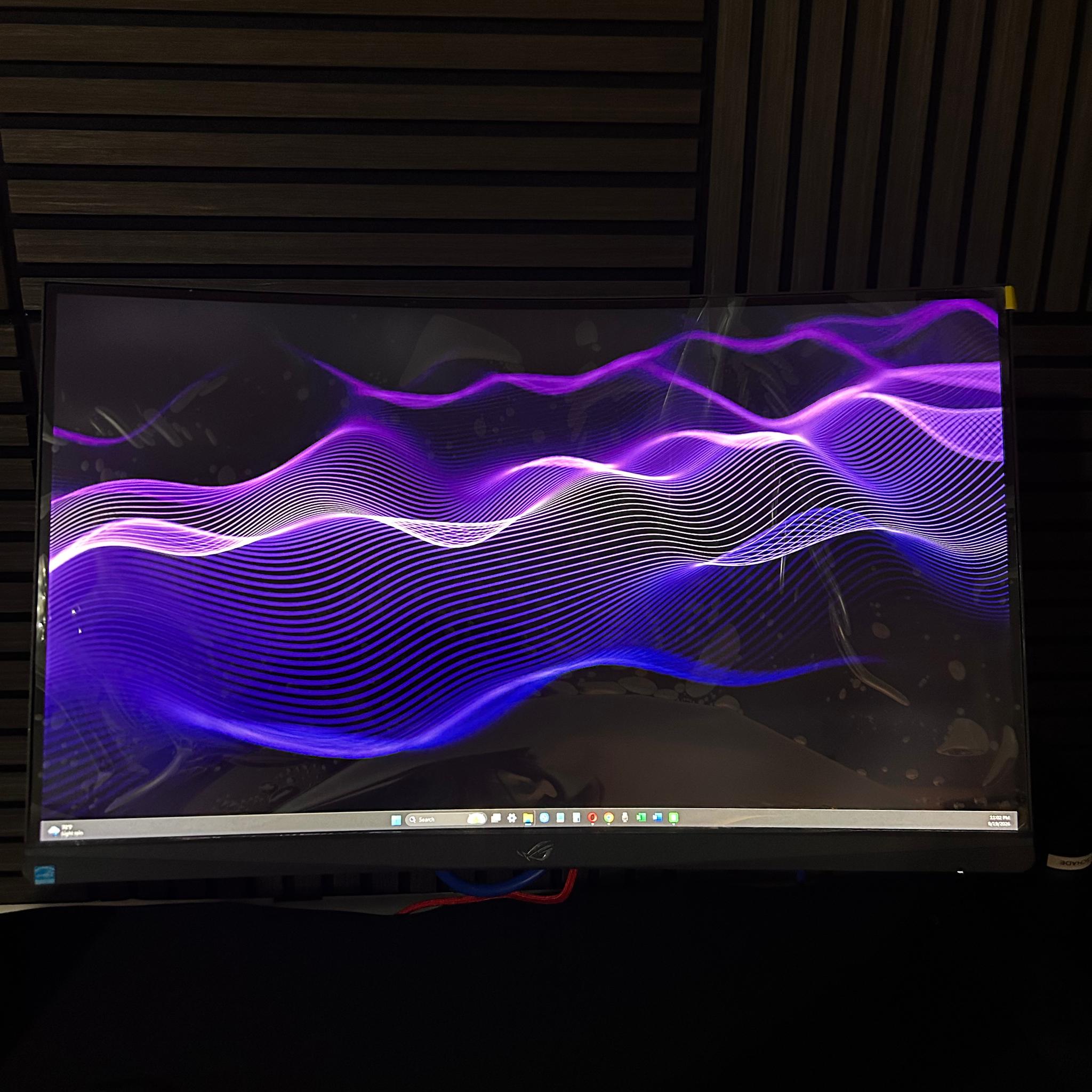 ASUS ROG 27" (280Hz) 2K QHD (2560 x 1440))Curved Screen Gaming Monitor (XG27WCMS)