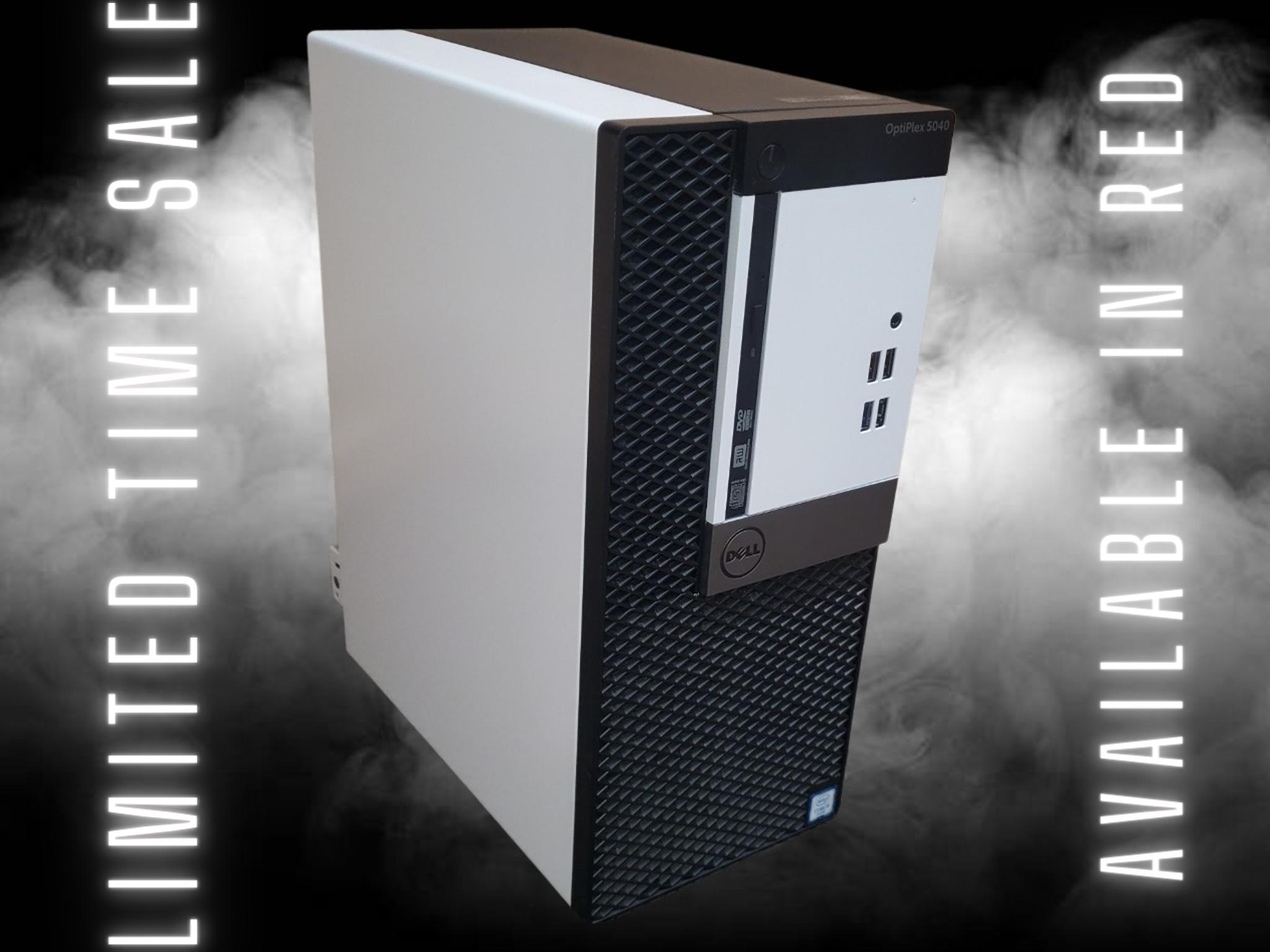 ⚡️Opti-Flex🏋‍♂️: GTX 1060 6GB | Intel i5 | 16GB DDR4 RAM | 1TB SSD/HDD | DVD Slot | Black Edition