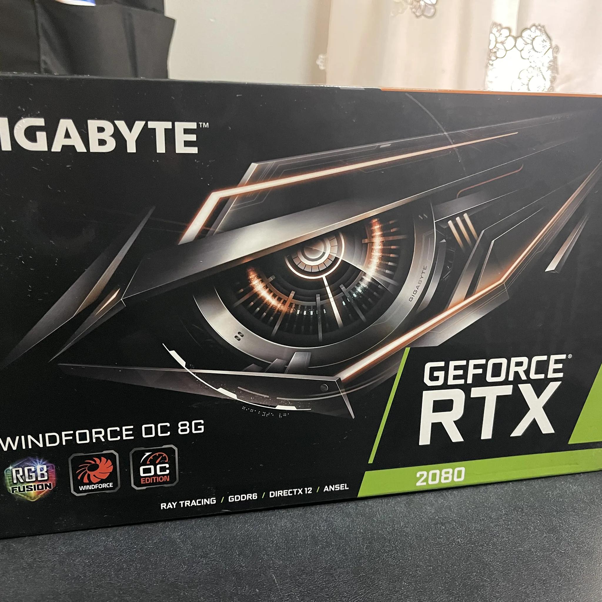 On Sale! Great Condition, Gigabyte RTX 2080 OC W/ Original Packaging