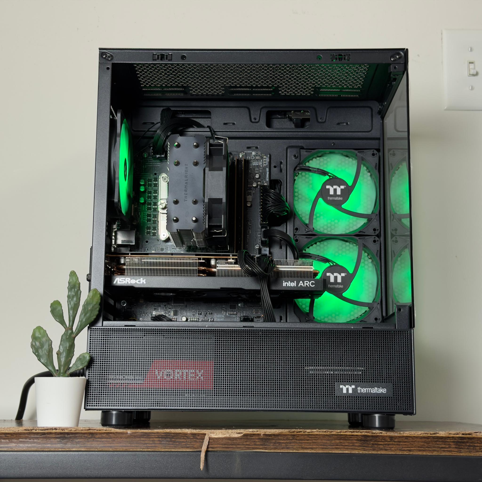 ⚫️ INTEL i5 10400 | INTEL ARC A580 | 1.5TB Storage | 16gb RAM | 1080p GAMING PC ⚫️