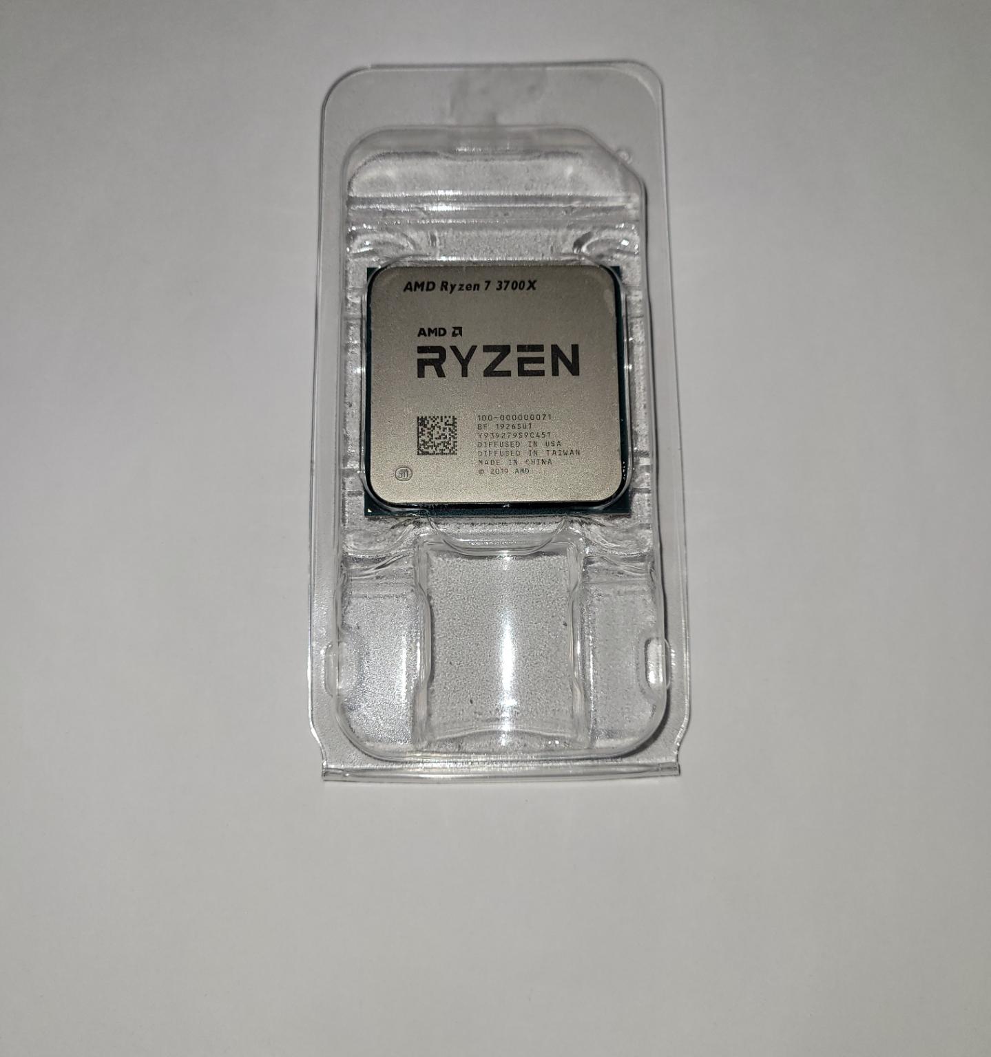AMD RYZEN 7 3700X 3.6 GHz 8-Core Processor (No Cooler Included)