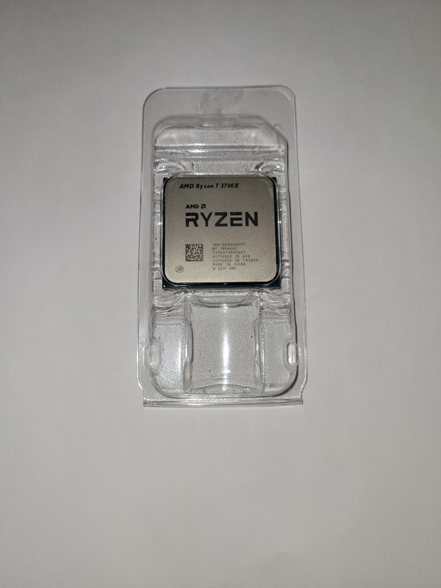 AMD RYZEN 7 3700X 3.6 GHz 8-Core Processor (No Cooler Included)