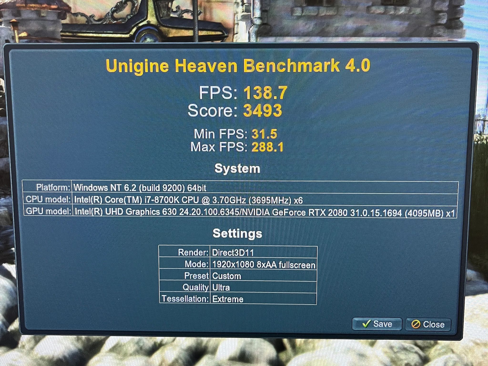 HP RTX 2080 8GB Graphic CARD