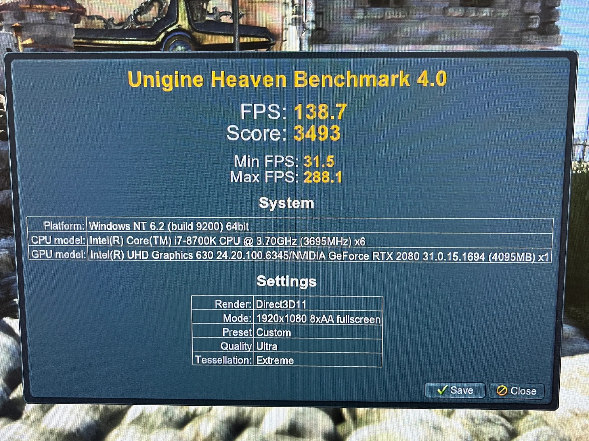 HP RTX 2080 8GB Graphic CARD