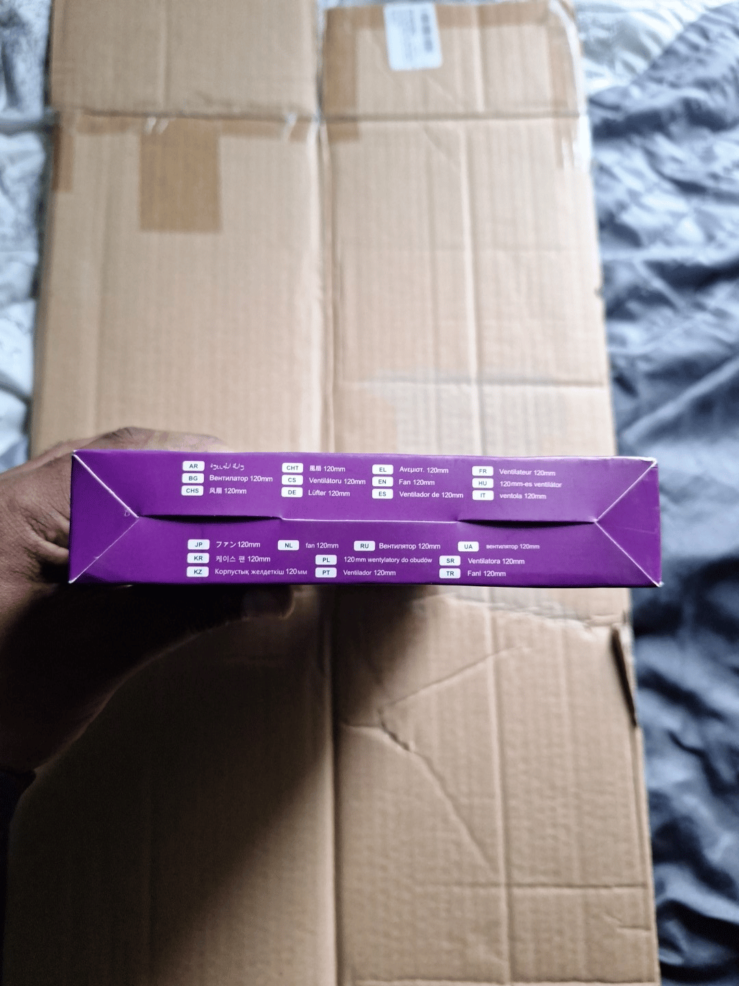 Cooler Master SickleFlow 120 V2 All-Black Square Frame Fan, Air Balance Curve