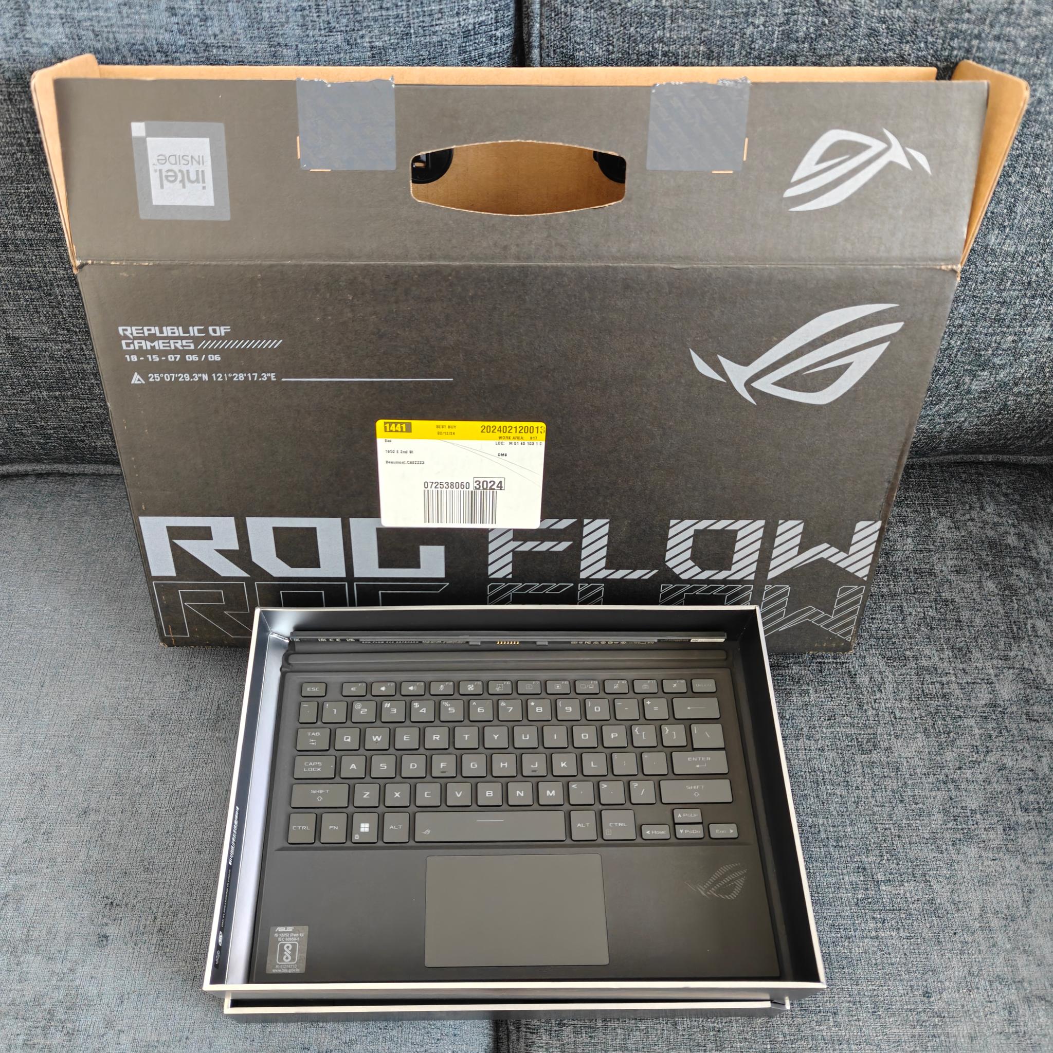 ASUS ROG Flow Z13 i9-13900H RTX 4060 165Hz 16GB 1TB Gaming Laptop/Tablet