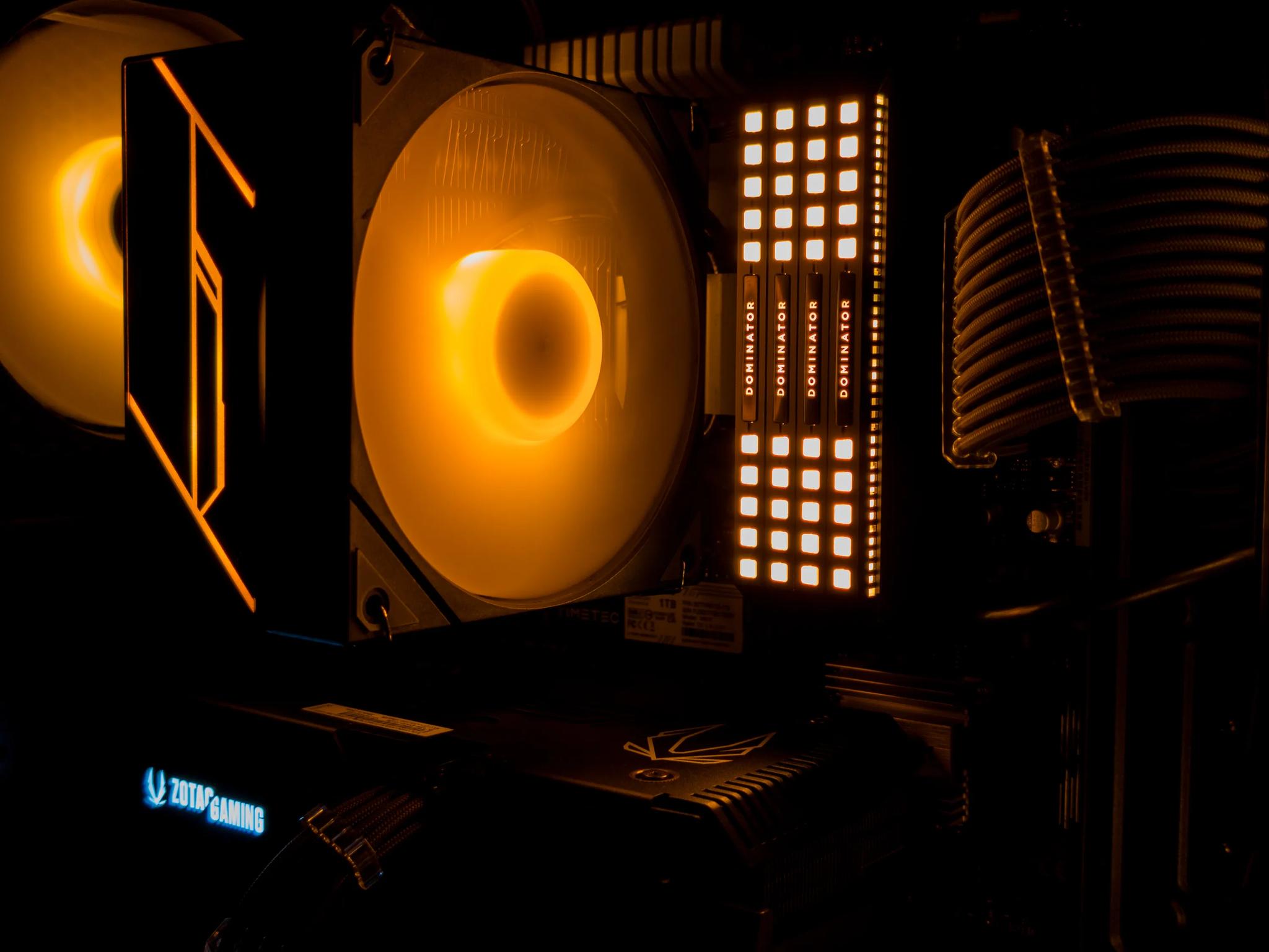 🩶🧡 RTX 3060Ti / Ryzen 5 5600 / 32GB Gaming PC 🧡🩶