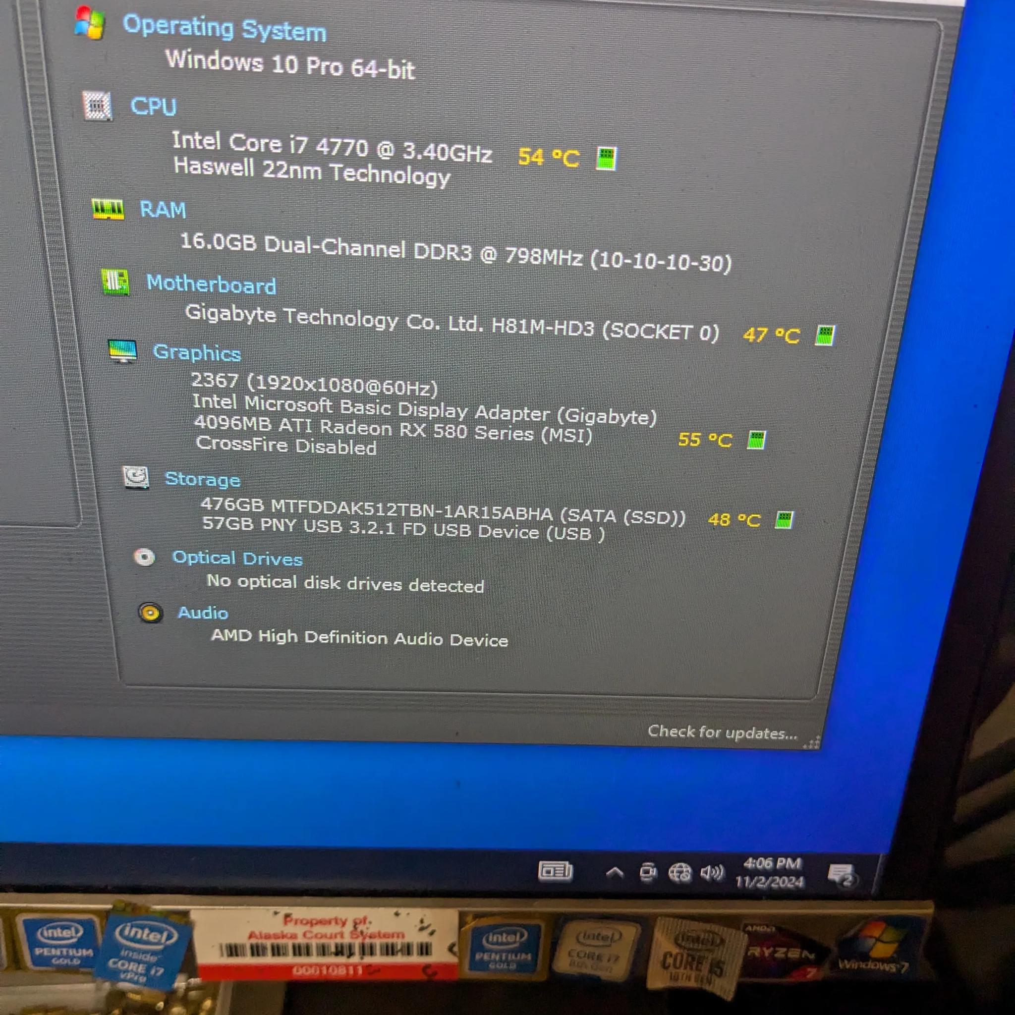 120 FPS Fortnite | 180 Day Warranty | i7-4770, 16GB RAM, RX 580 4GB, 512GB SSD, Win10, Wifi, RGB