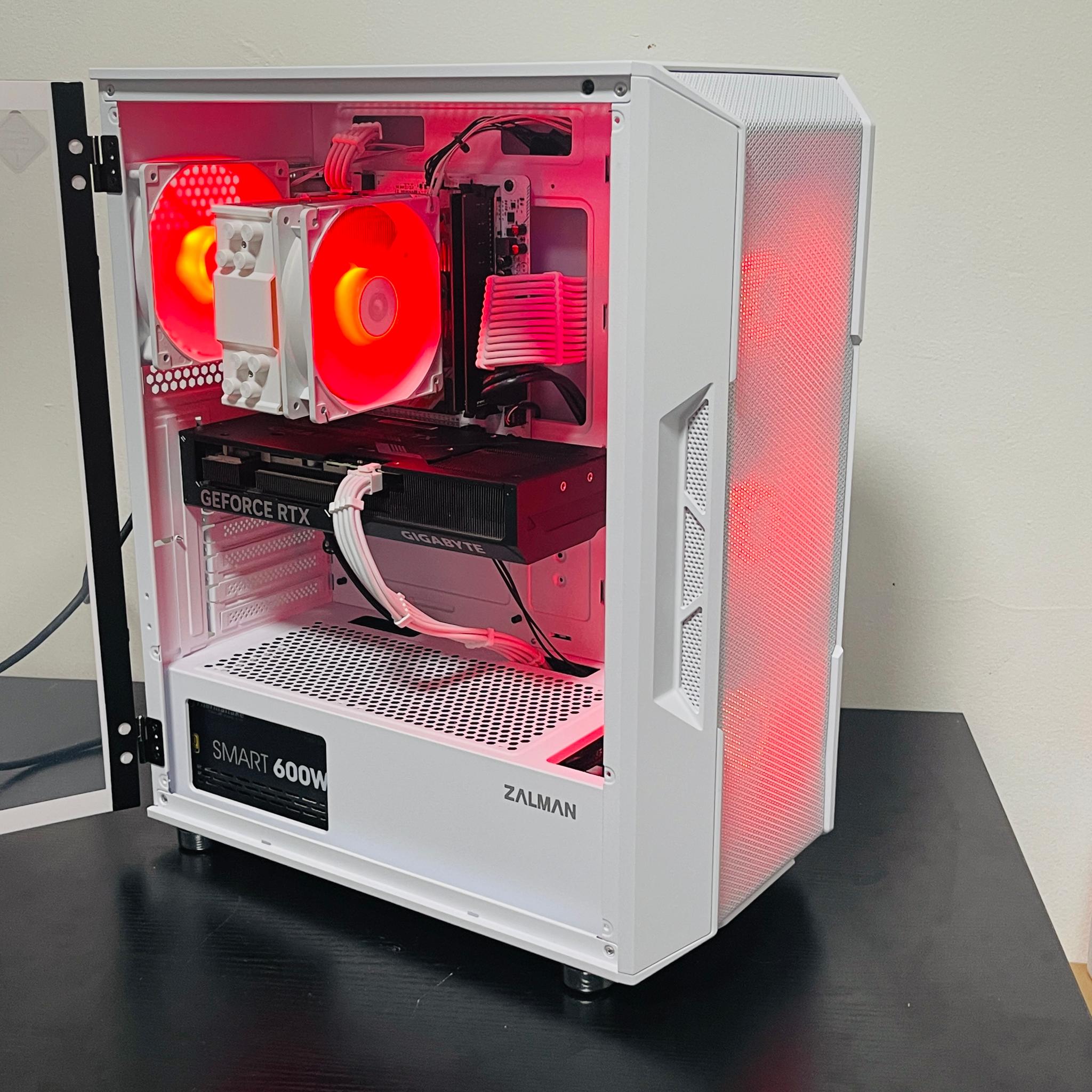 RTX 4070 12GB | Ryzen 7 5700X | 32GB DDR4 | 1TB NVME M2 SSD | Win11 | WIFI+BT | Custom Gaming PC