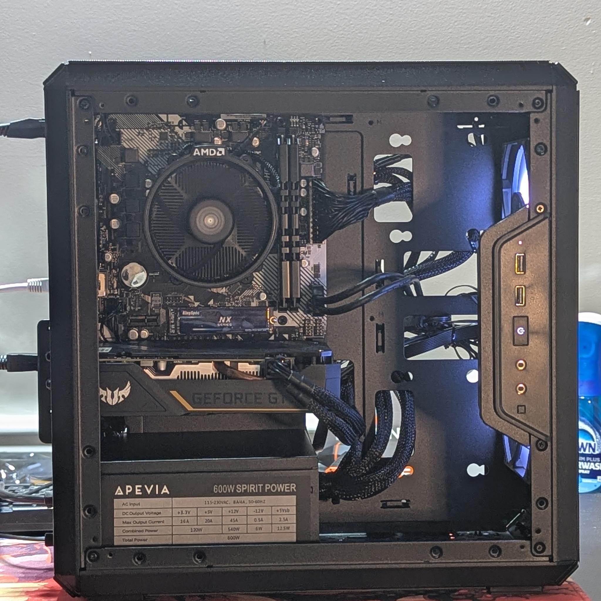 GAMING PC |AMD RYZEN 5 5600GT|16GB DDR4 3200|ASUS TUF GAMING 1660 SUPER|512GB SSD|WINDOWS 11 HOME