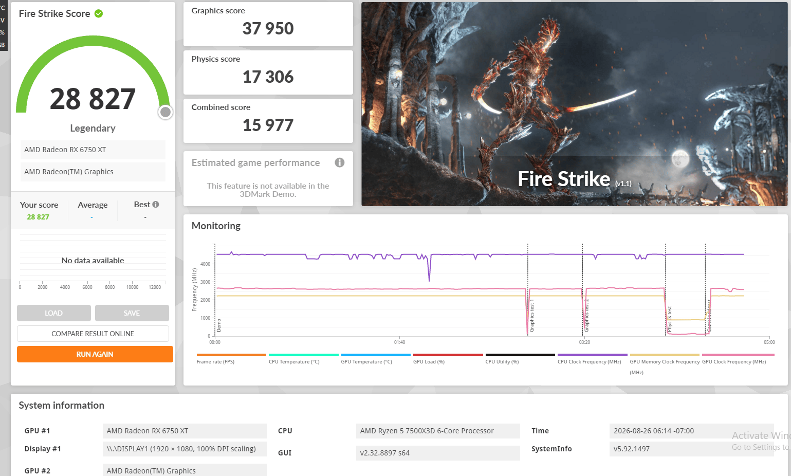 AM5 Midrange Gaming PC - Ryzen 5 7500X3D, Radeon 6750 XT 12GB,16GB DDR5 6000, 1 TB NVME