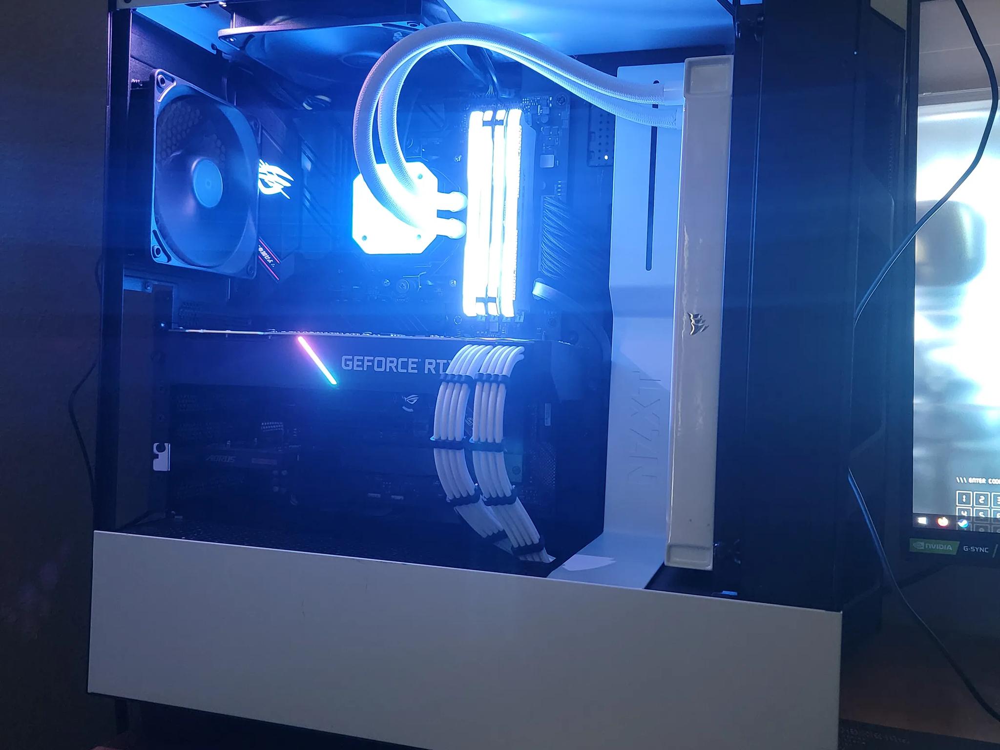 Custom White Rig with Ryzen 7 5800x and RTX 2080 Super. Many extras and no short cuts!